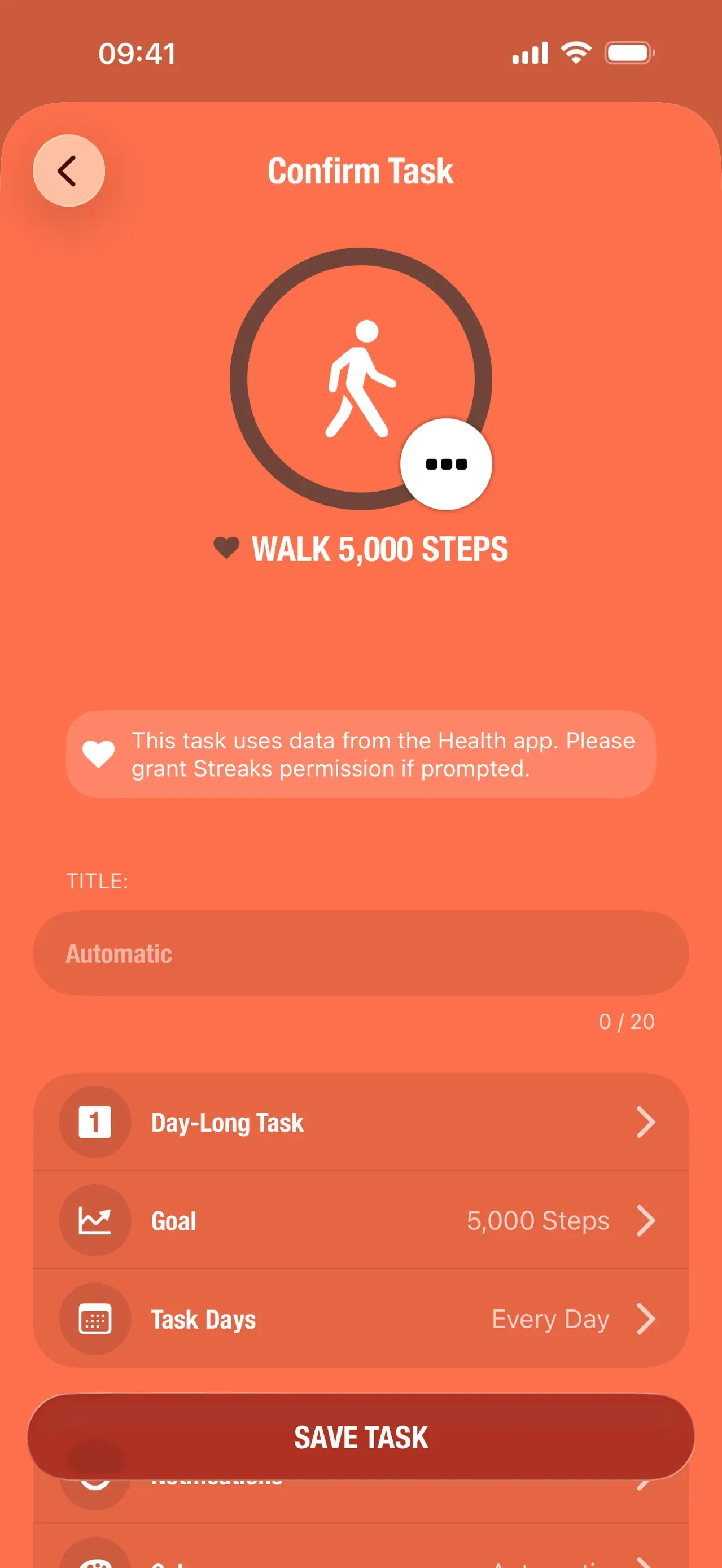 Streaks app store screenshot 5 — Health & Fitness (iOS)