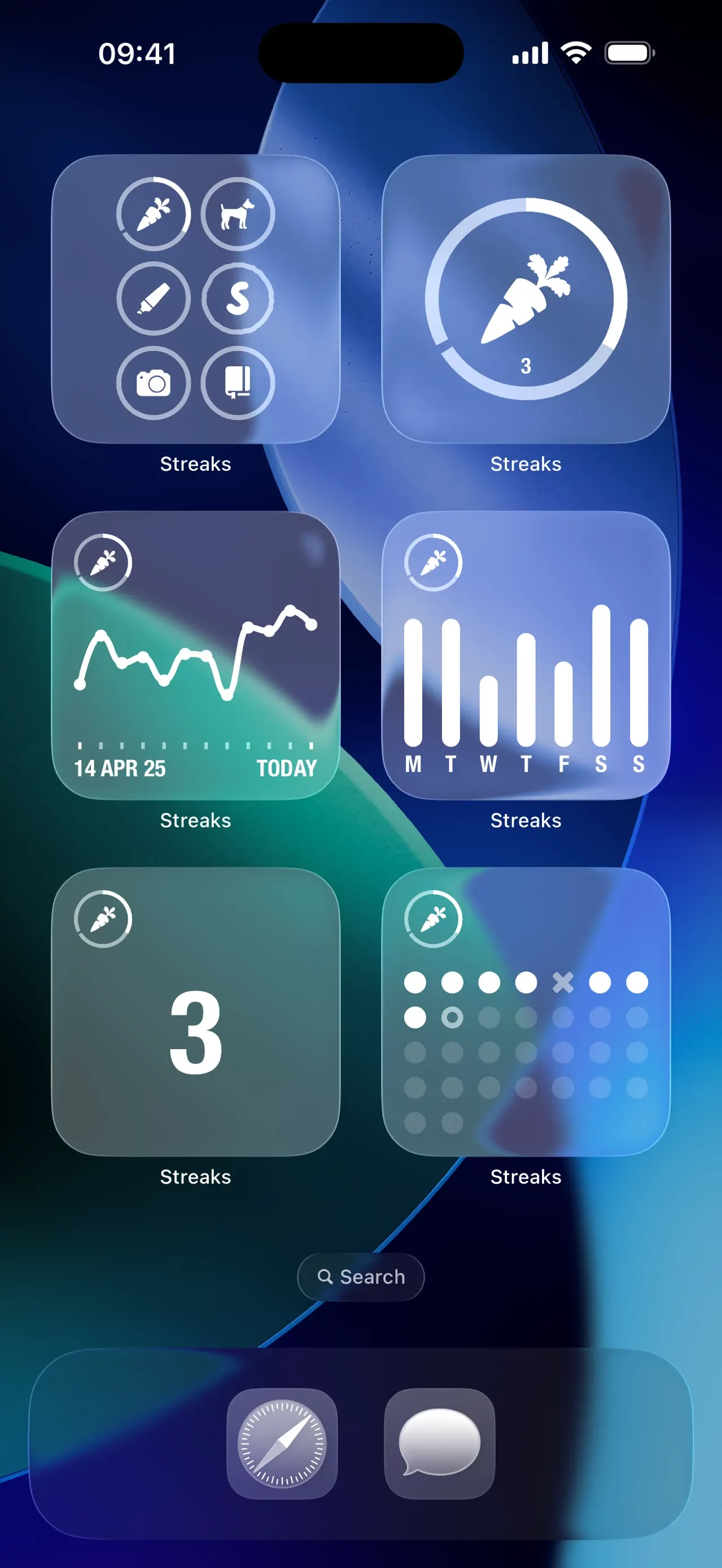 Streaks app store screenshot 8 — Health & Fitness (iOS)