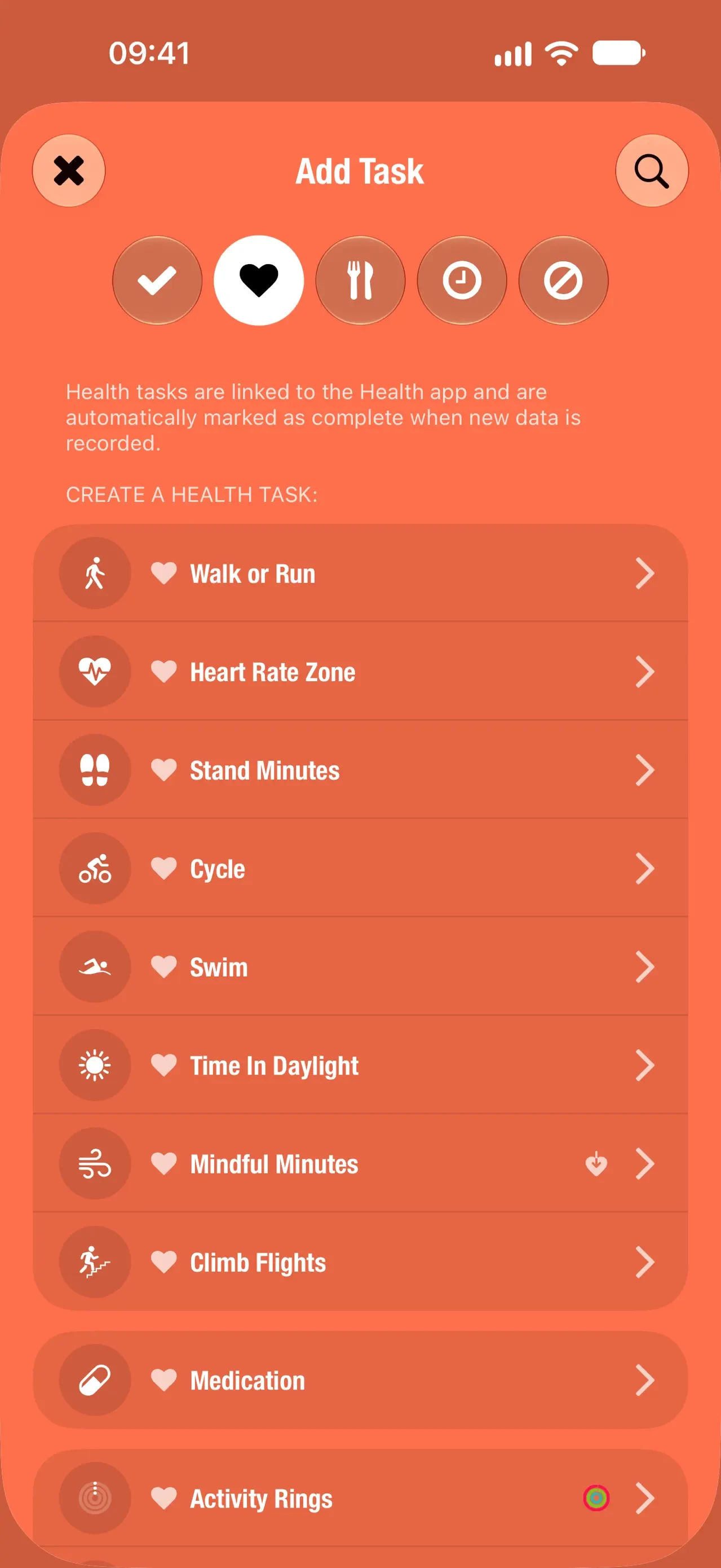 Streaks app store screenshot 4 — Health & Fitness (iOS)