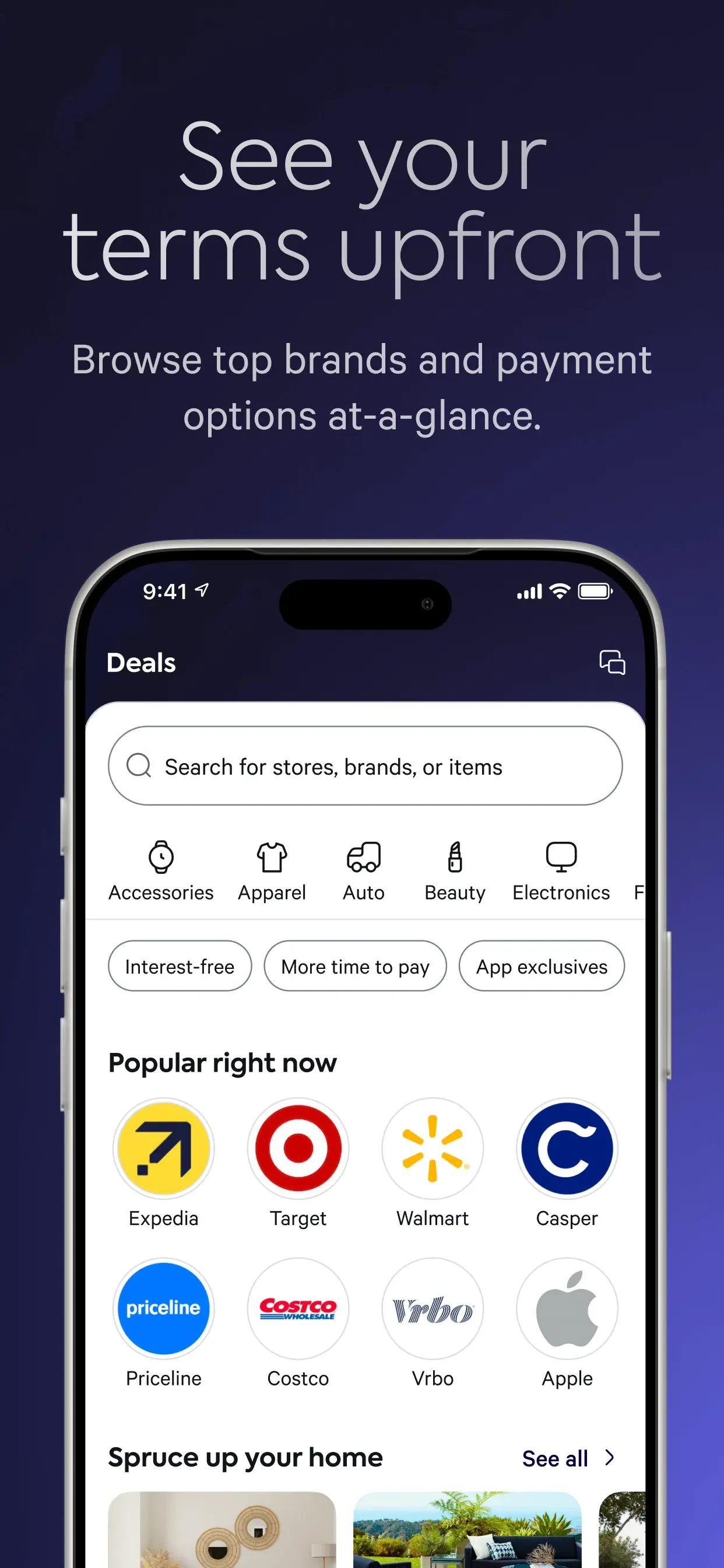 Affirm: Buy now, pay over time app store screenshot 5 — Shopping (iOS)