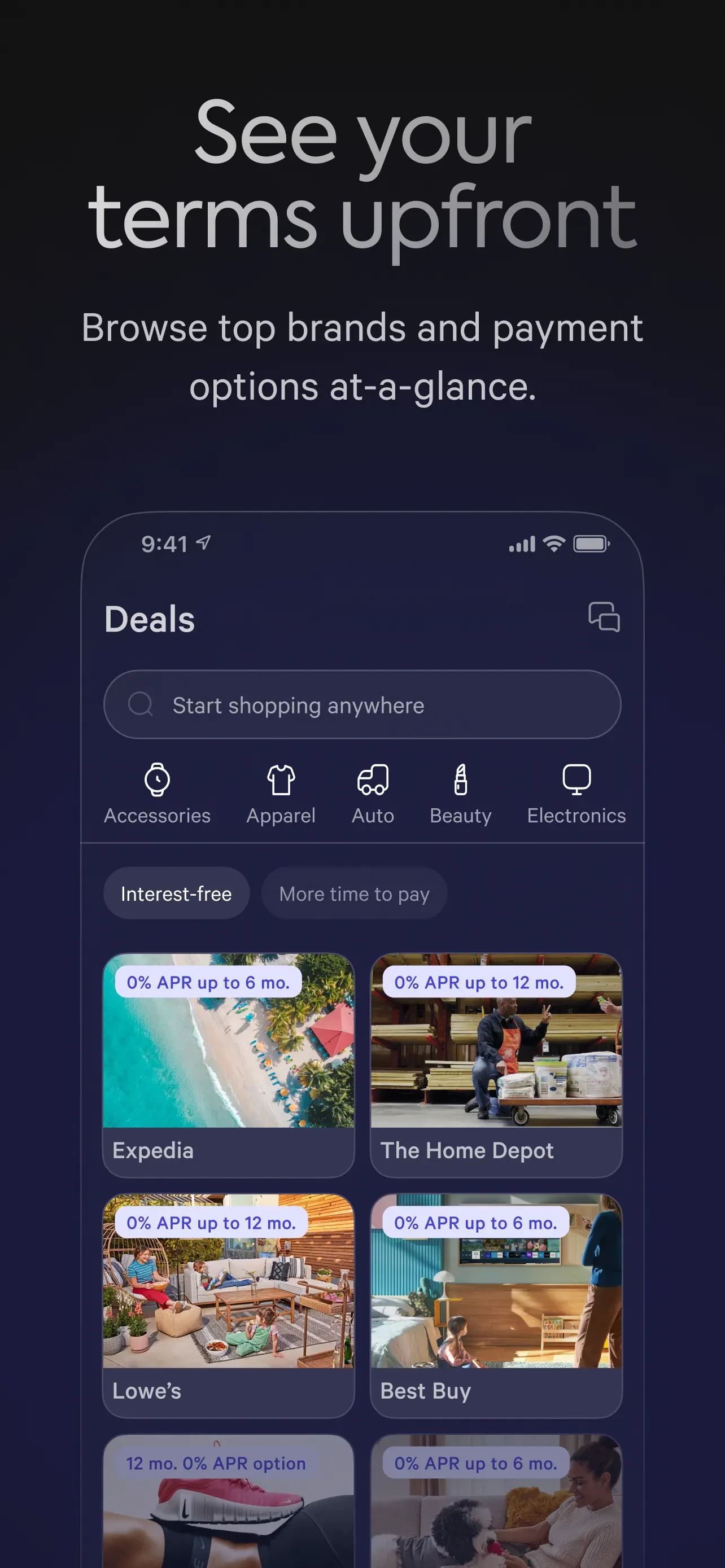 Affirm: Buy now, pay over time app store screenshot 5 — Shopping (iOS)