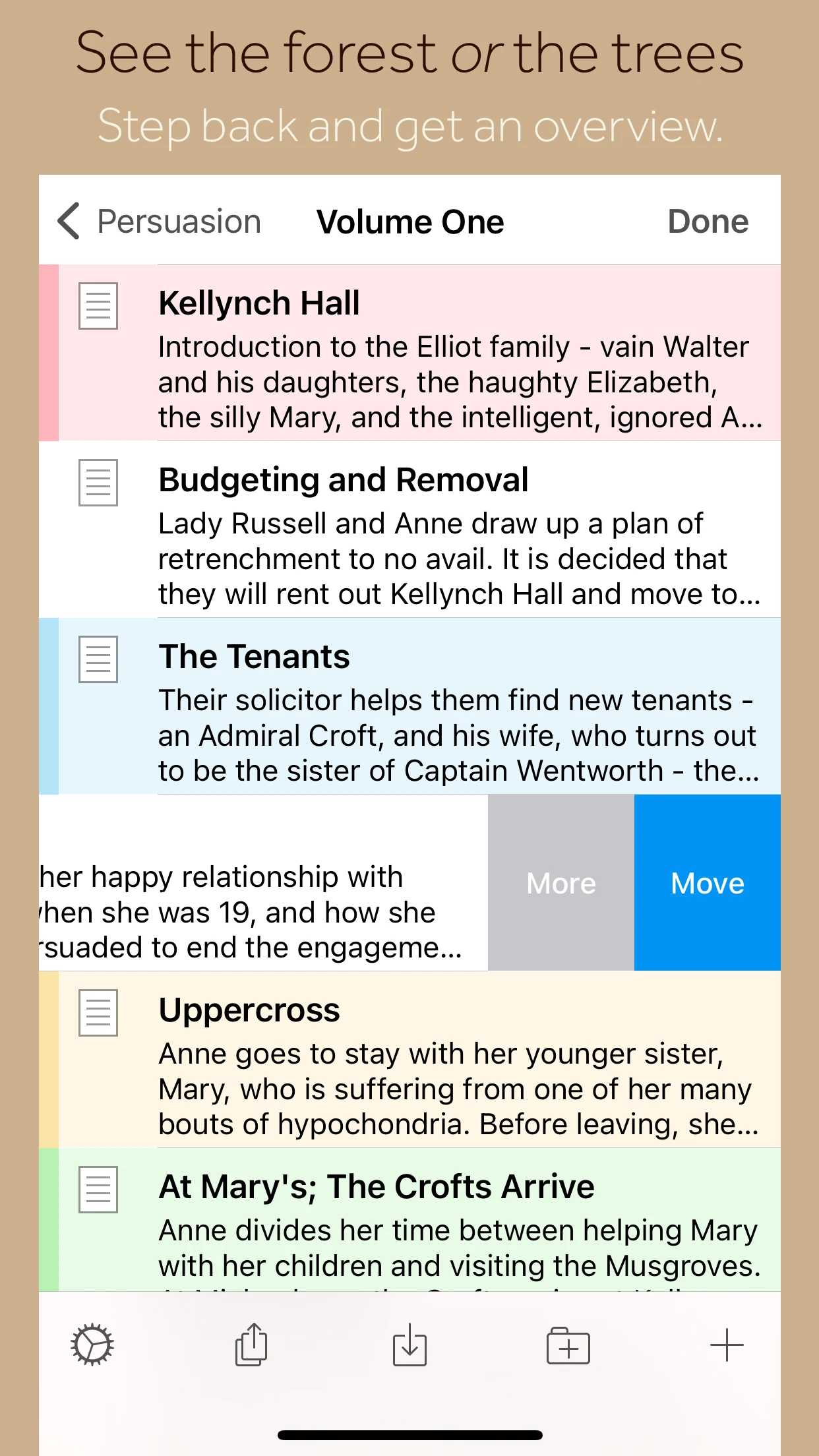 Scrivener app store screenshot 3 — Productivity (iOS)