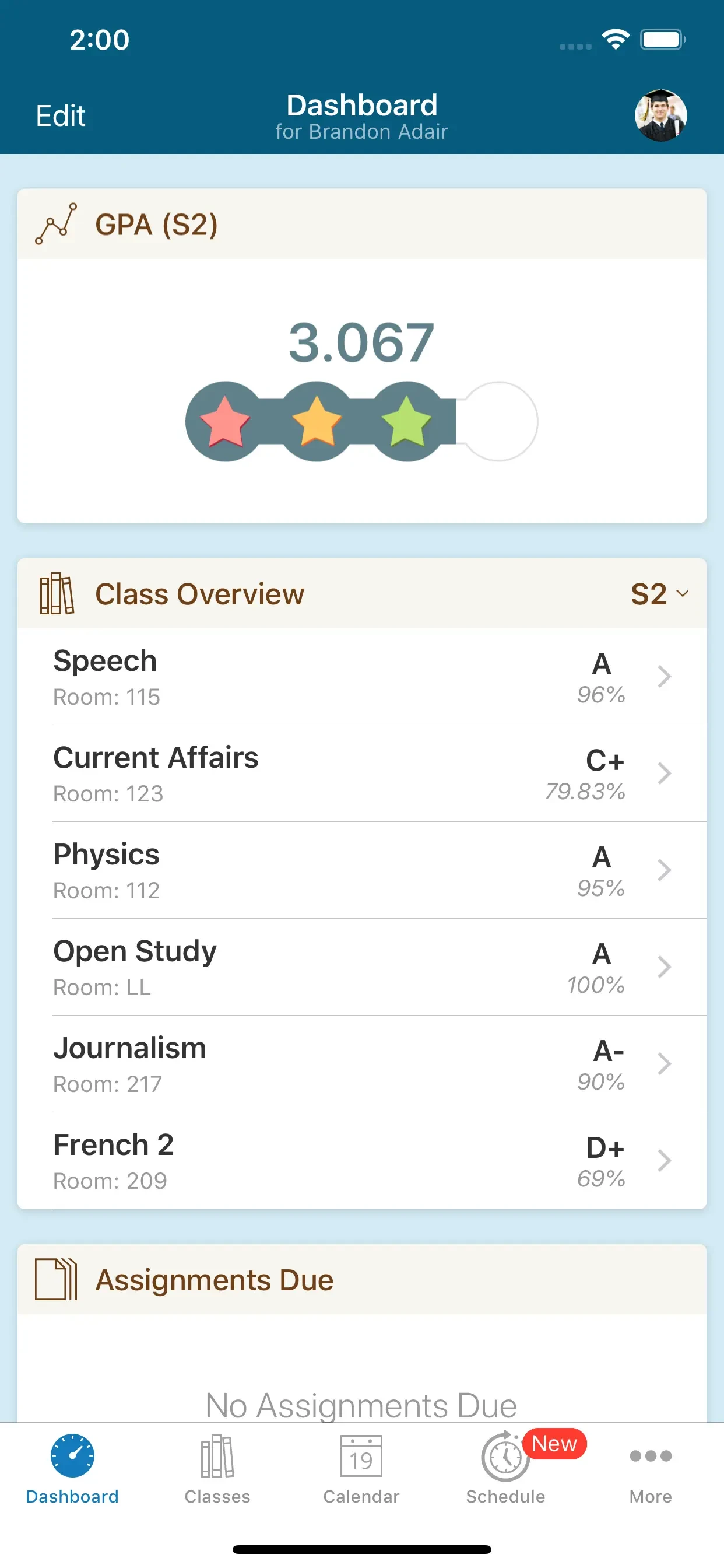 PowerSchool Mobile app store screenshot 1 — Unknown (iOS)