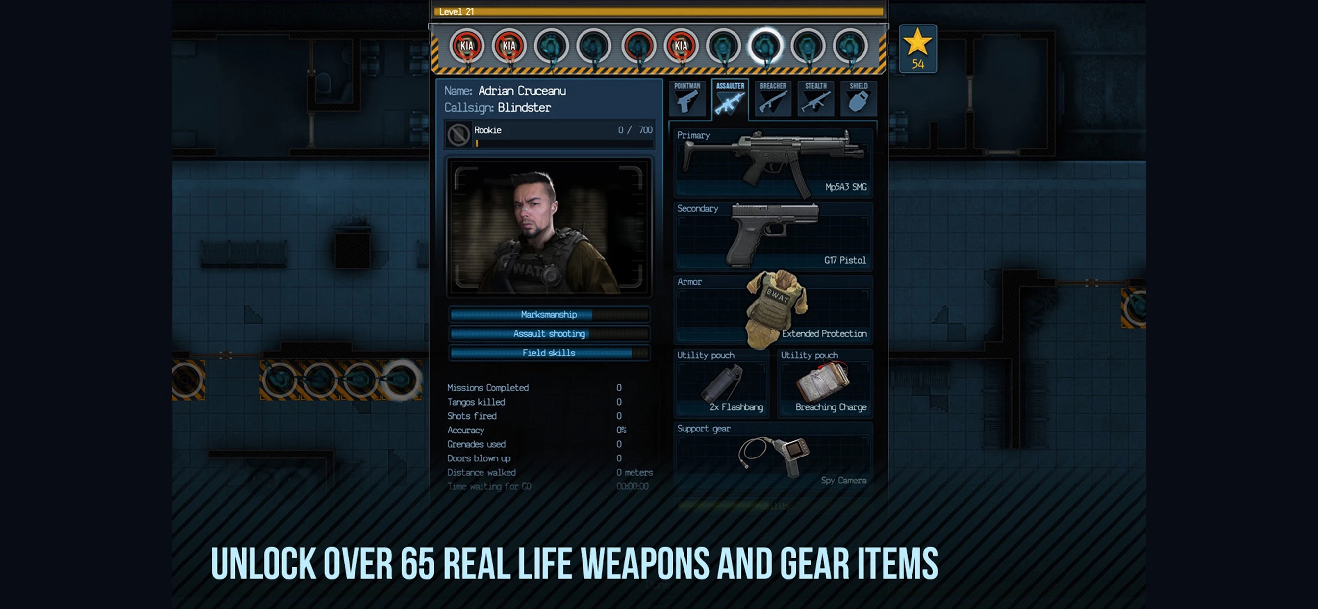 Door Kickers app store screenshot 4 — Games (iOS)