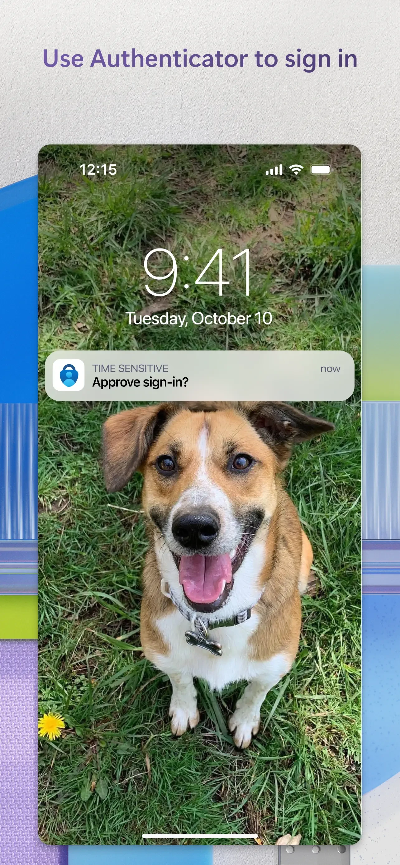 Microsoft Authenticator app store screenshot 4 — Productivity (iOS)