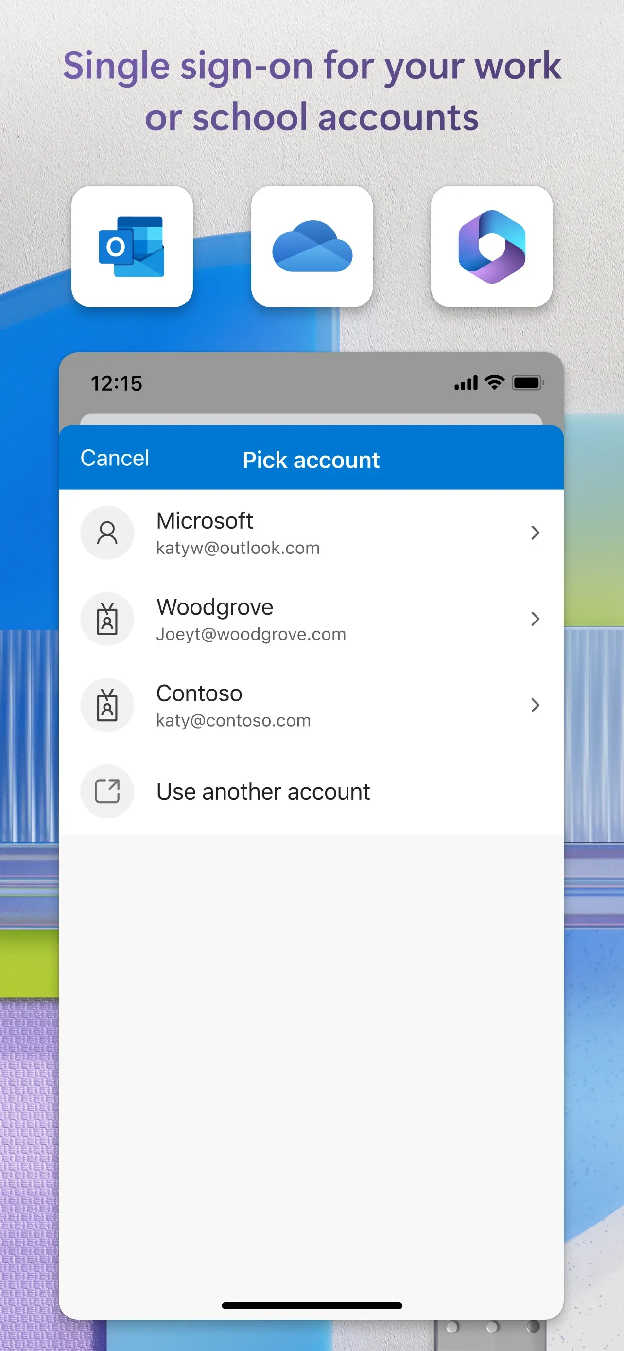 Microsoft Authenticator app store screenshot 5 — Productivity (iOS)