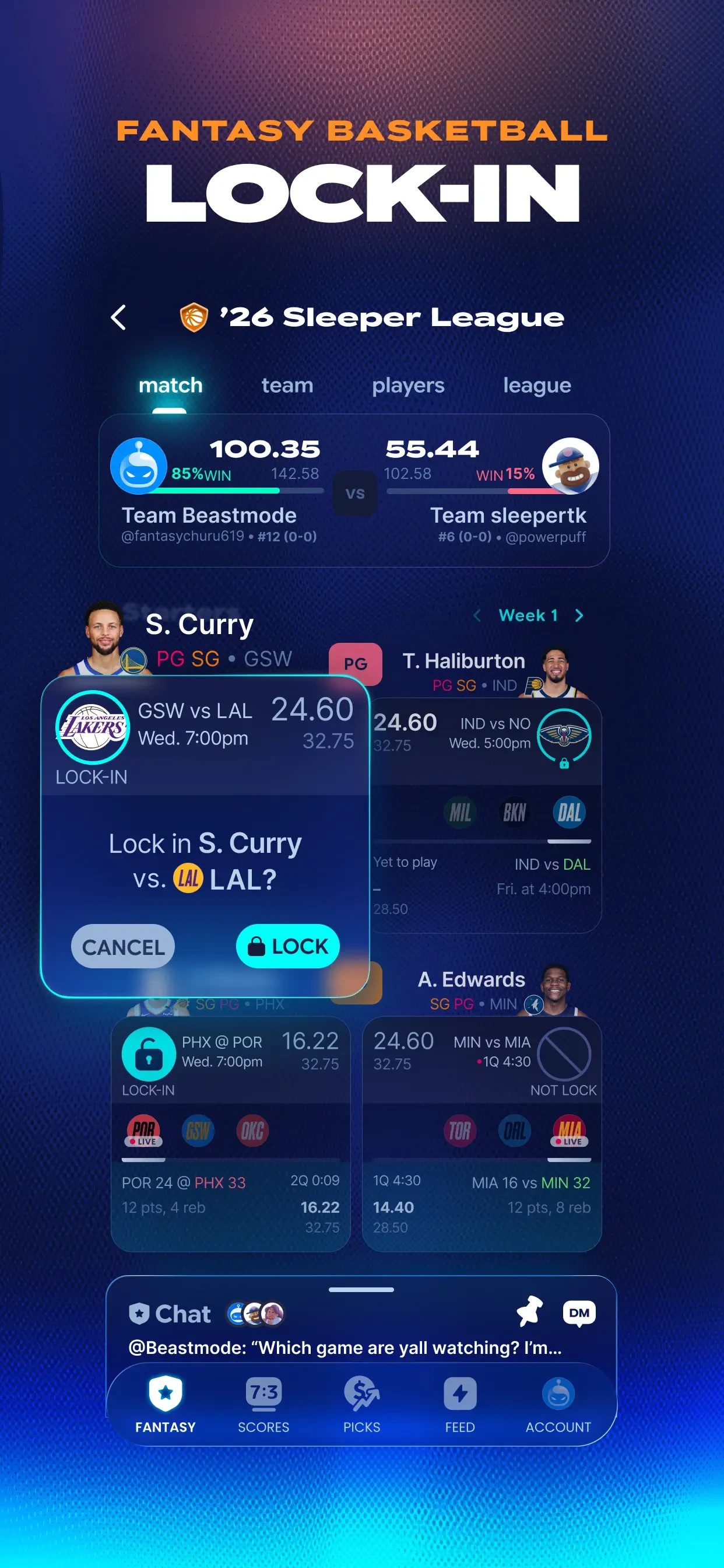 Sleeper - Fantasy Sports app store screenshot 2 — Unknown (iOS)