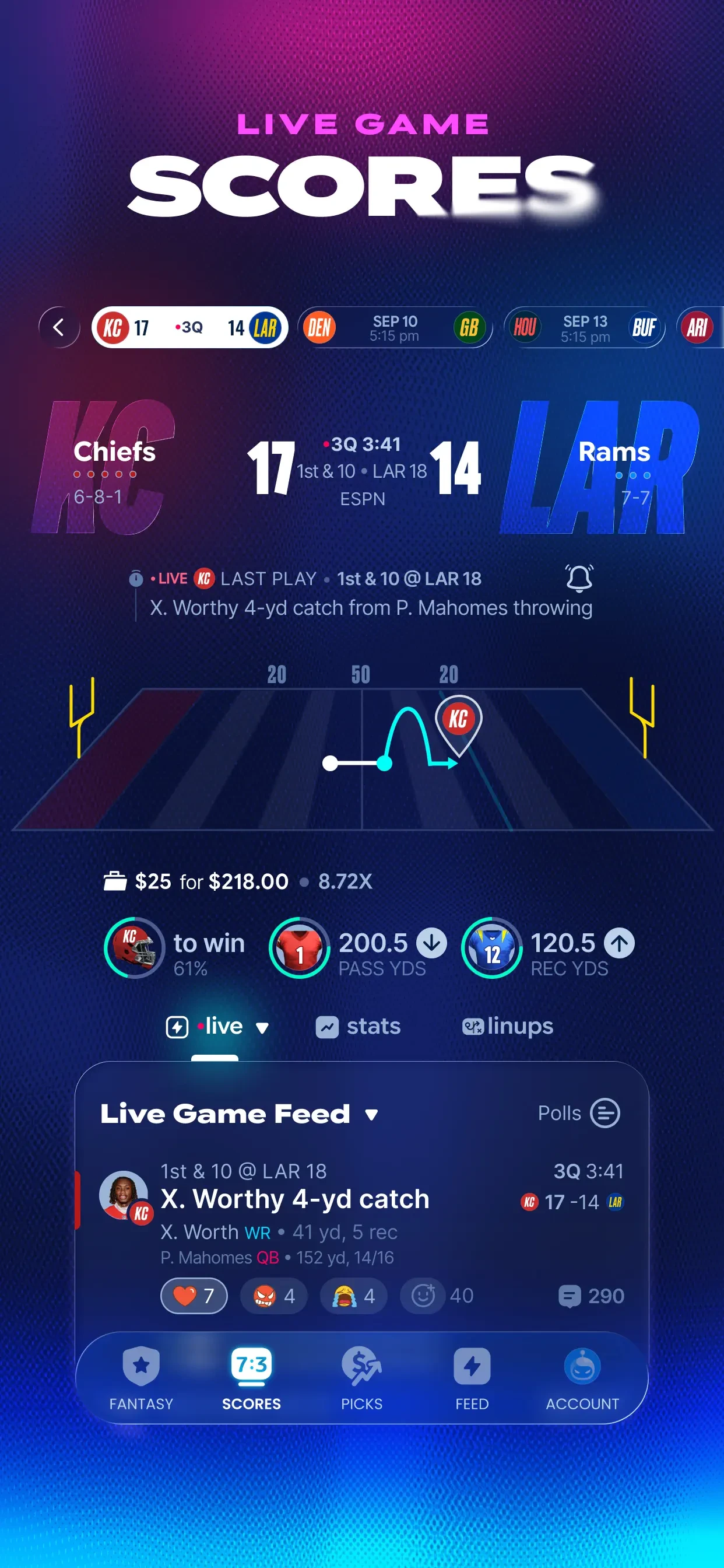 Sleeper Sports app store screenshot 6 — Unknown (iOS)