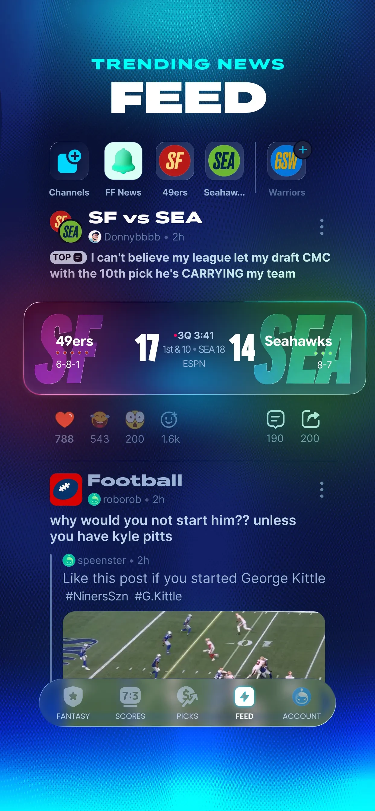 Sleeper Sports app store screenshot 9 — Unknown (iOS)