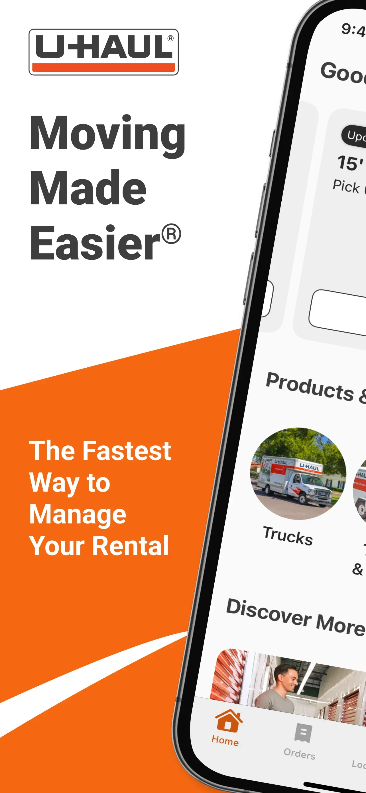 U-Haul app store screenshot 1 — Unknown (iOS)