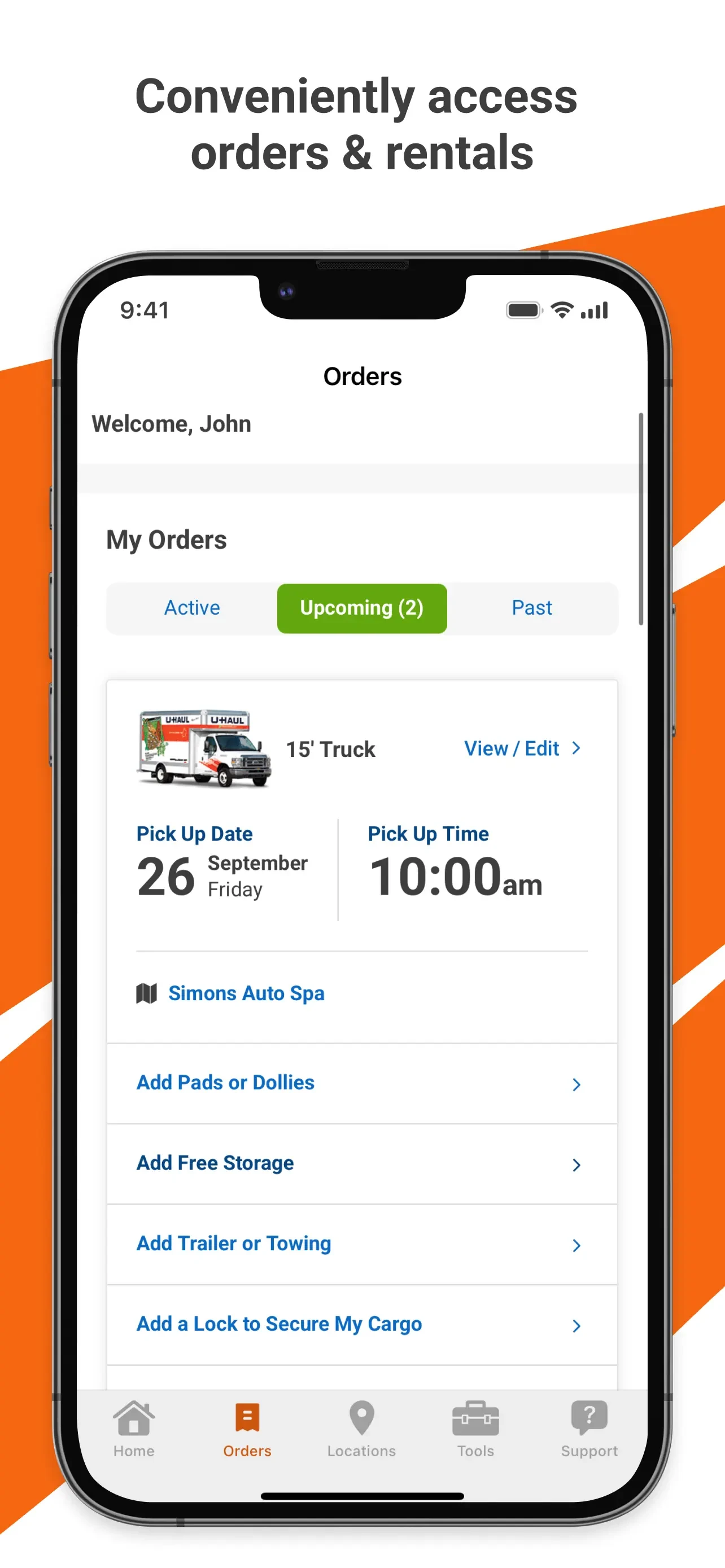 U-Haul app store screenshot 3 — Unknown (iOS)