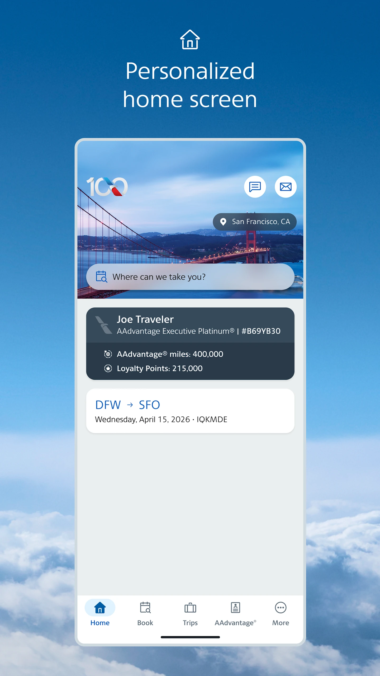 American Airlines app store screenshot 2 — Travel And Local (Android)