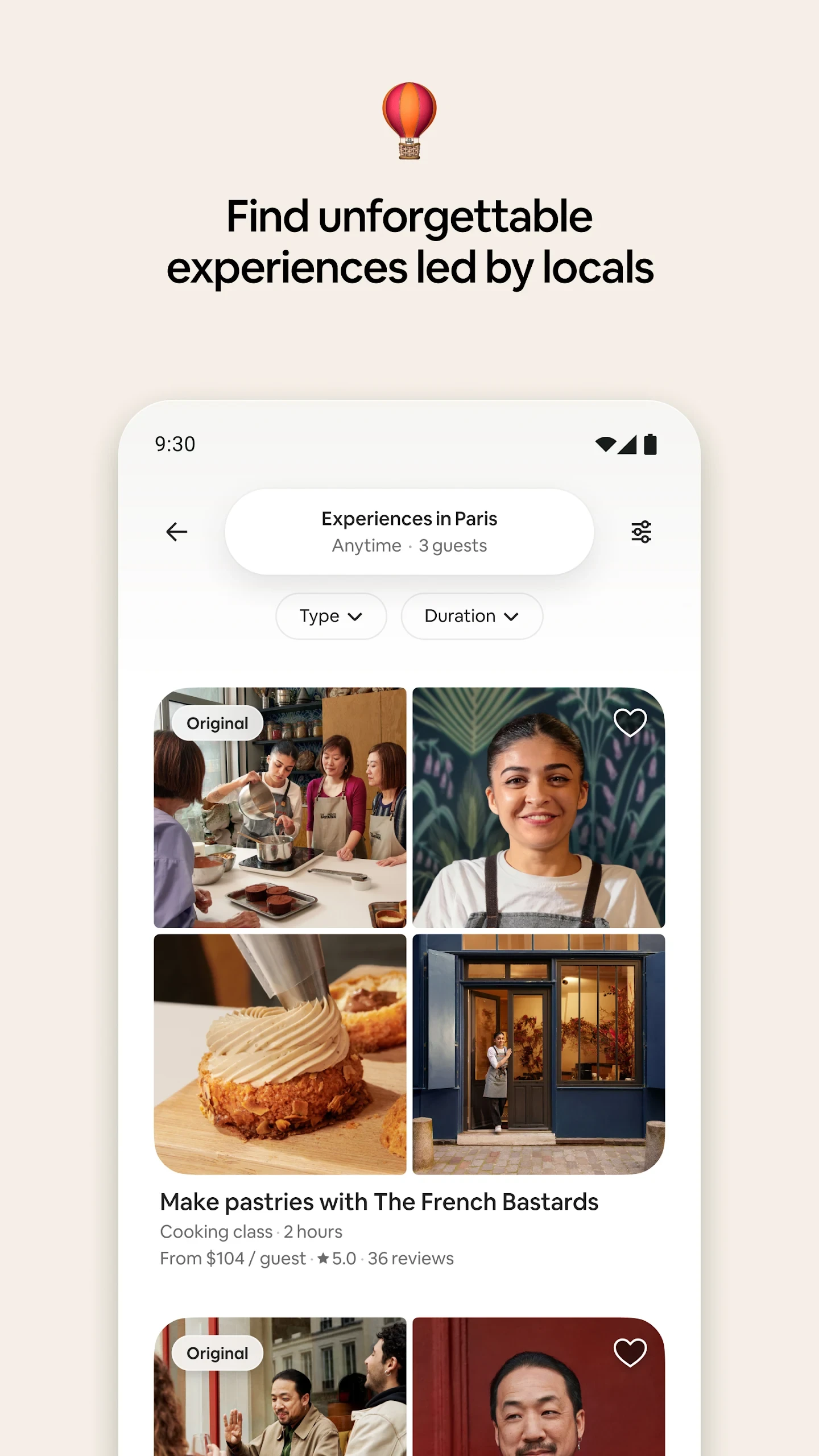 Airbnb app store screenshot 3 — Travel And Local (Android)