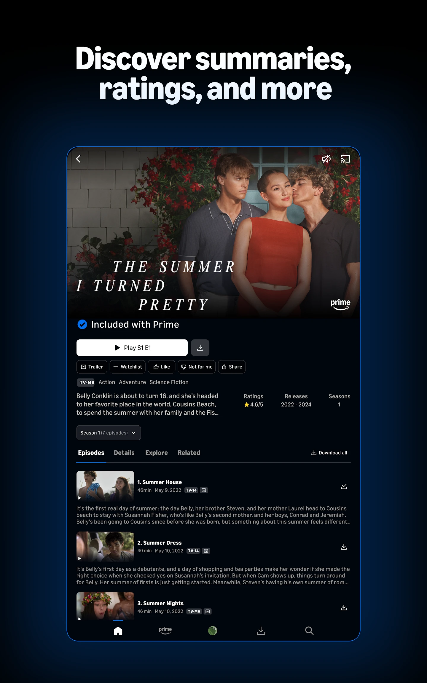 Prime Video app store screenshot 16 — Entertainment (Android)