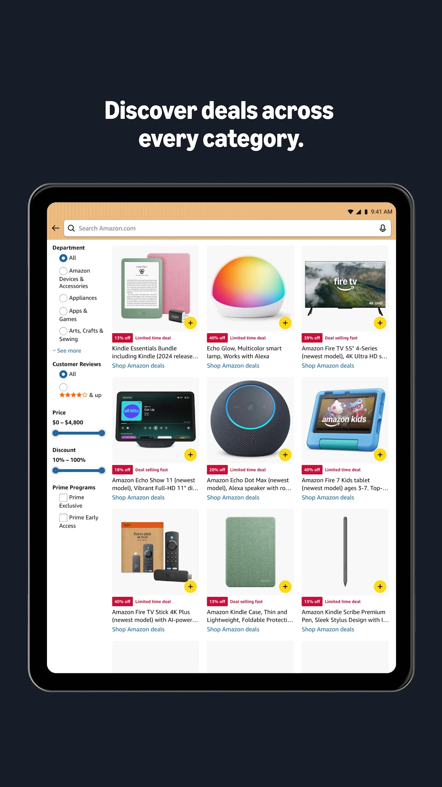 Amazon Shopping app store screenshot 10 — Shopping (Android)