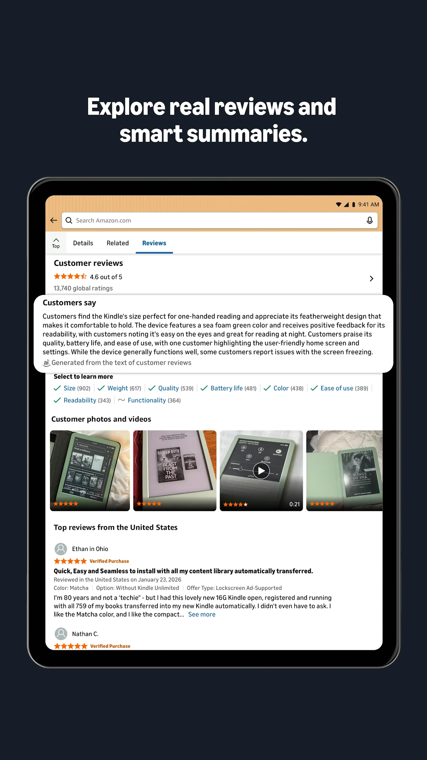Amazon Shopping app store screenshot 13 — Shopping (Android)