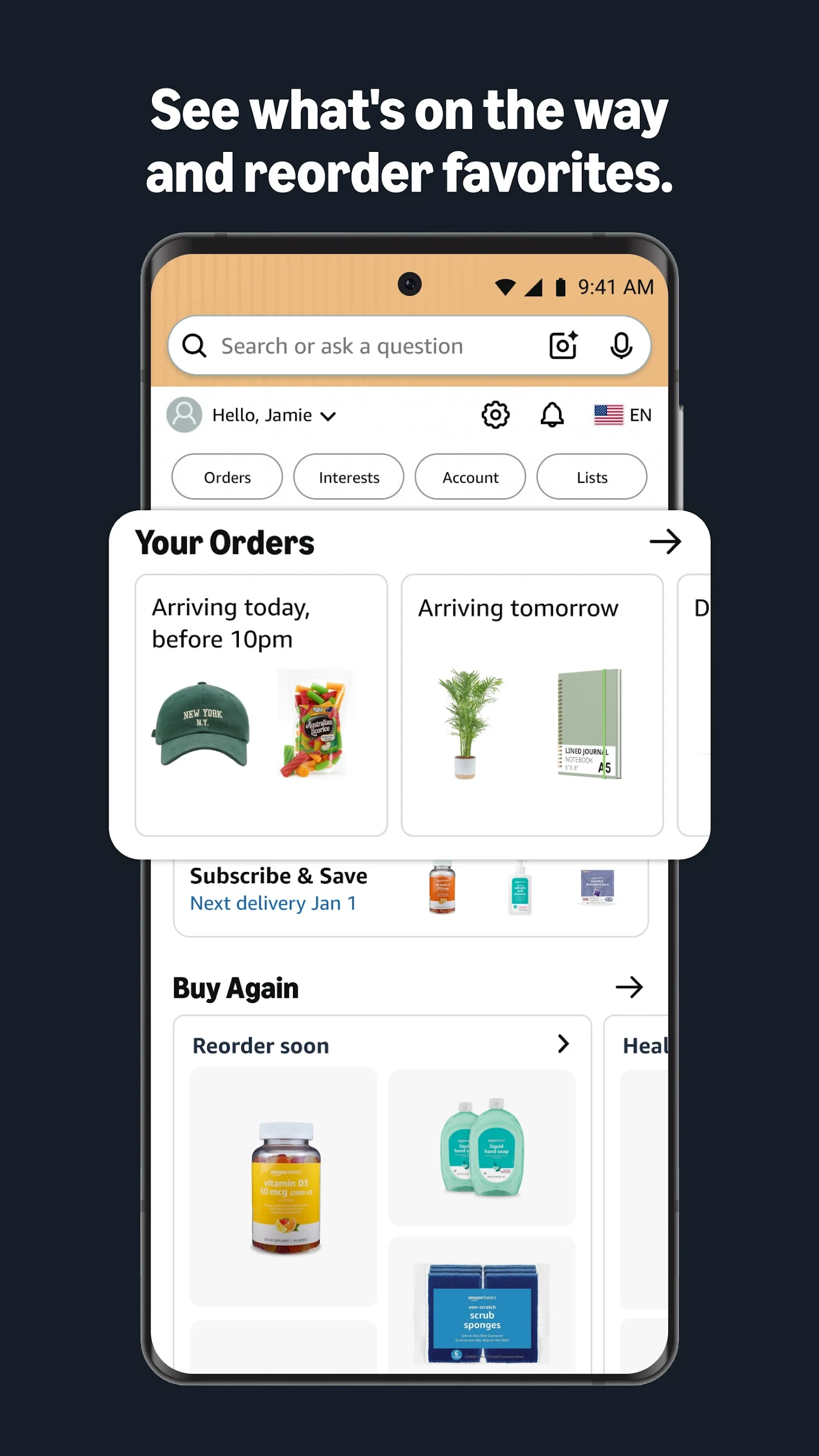 Amazon Shopping app store screenshot 3 — Shopping (Android)