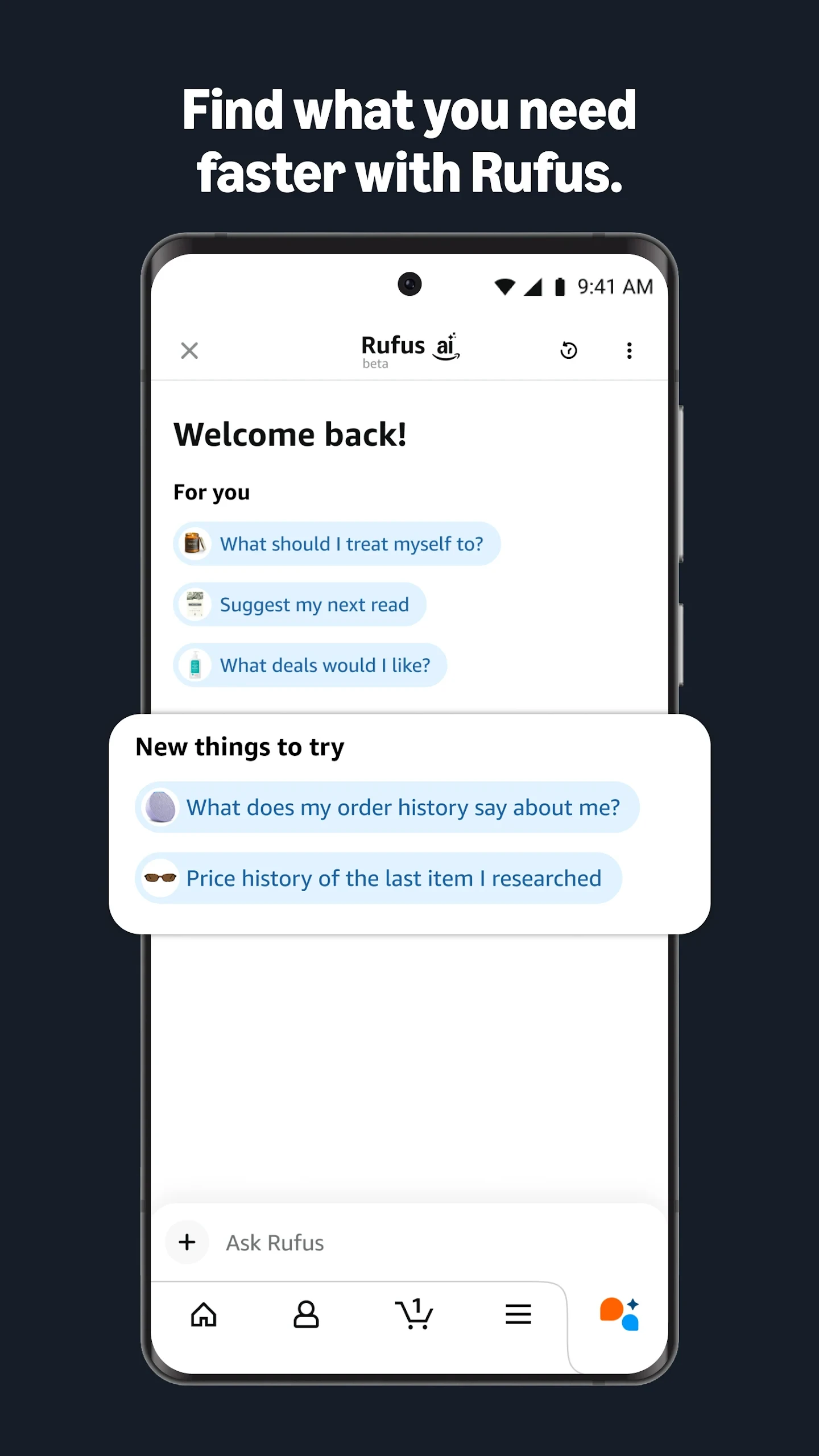 Amazon Shopping app store screenshot 2 — Shopping (Android)