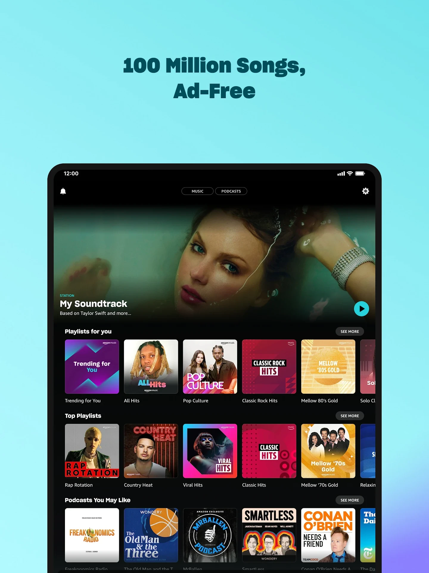 Amazon Music: Songs & Podcasts app store screenshot 17 — Music And Audio (Android)