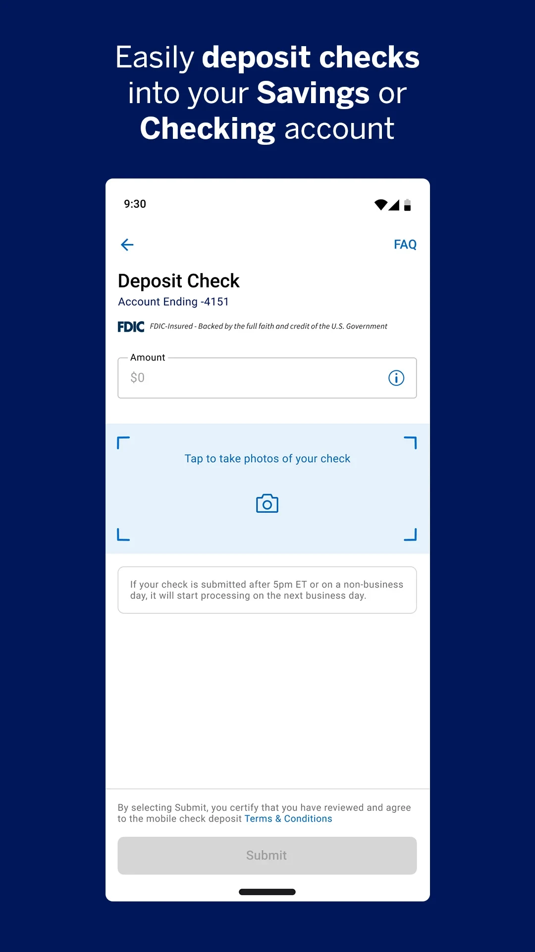 Amex app store screenshot 7 — Finance (Android)