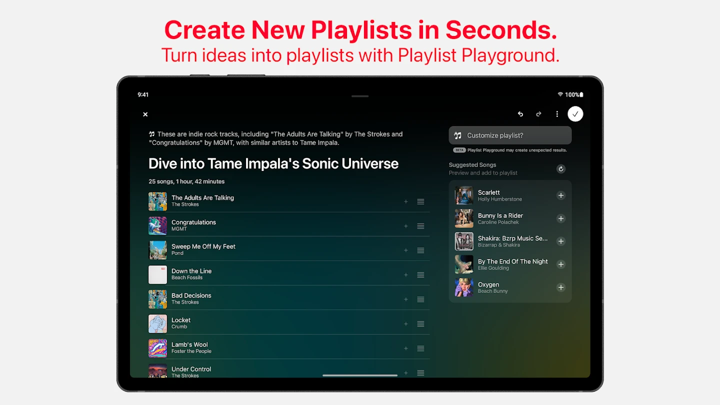 Apple Music app store screenshot 10 — Music And Audio (Android)