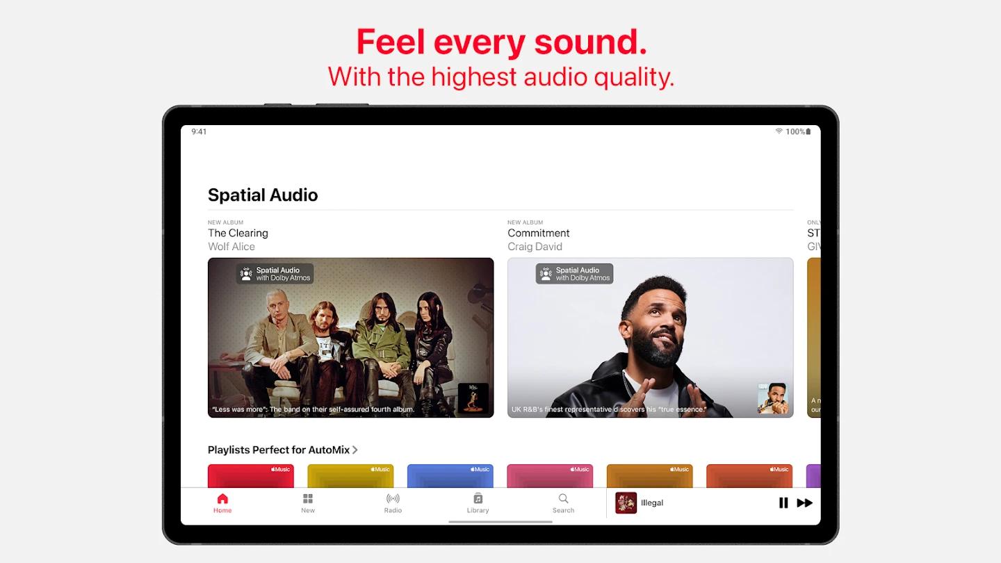 Apple Music app store screenshot 11 — Music And Audio (Android)