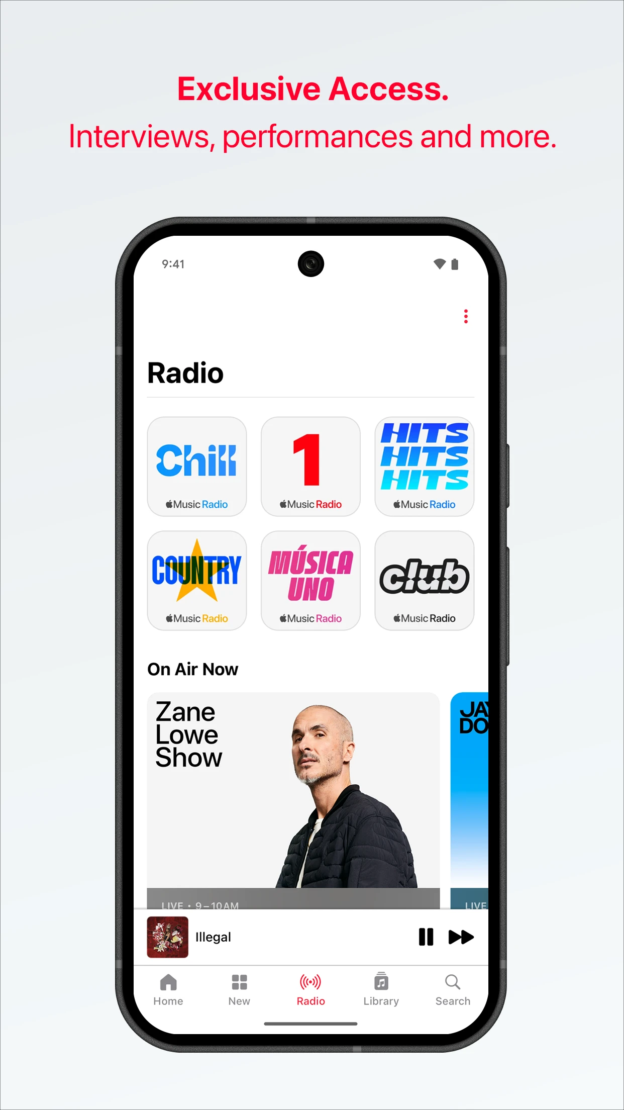 Apple Music app store screenshot 4 — Music And Audio (Android)