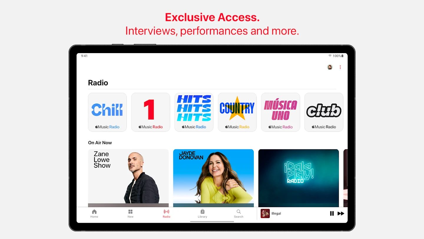 Apple Music app store screenshot 8 — Music And Audio (Android)