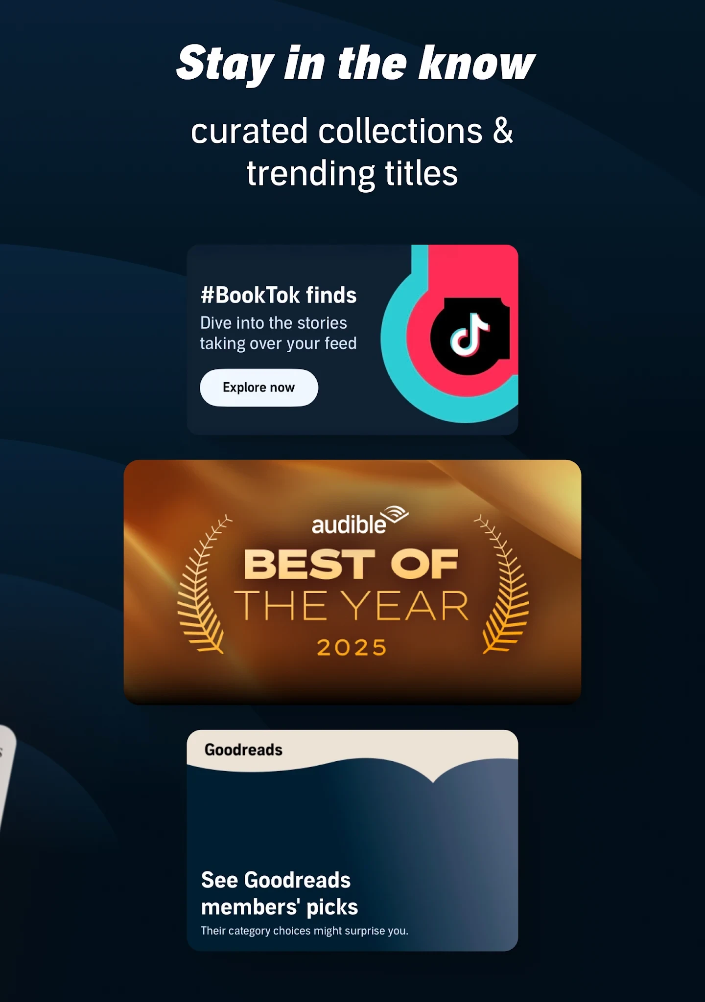 Audible: Audiobooks & Podcasts app store screenshot 11 — Books And Reference (Android)
