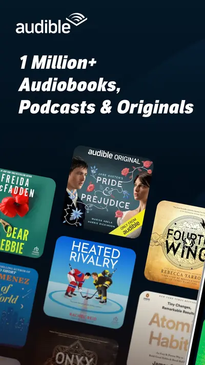 Audible: Audiobooks & Podcasts app store screenshot 1 — Books And Reference (Android)