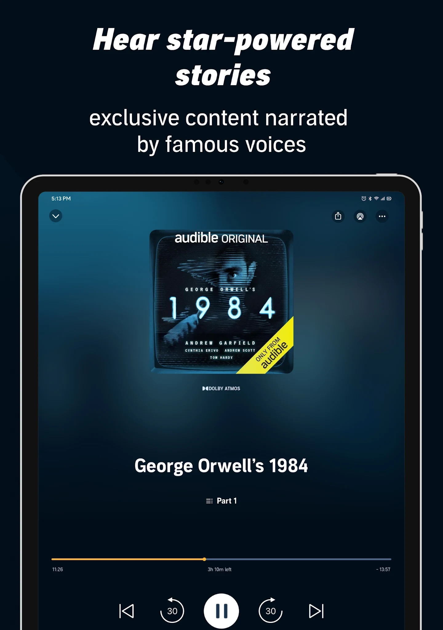 Audible: Audiobooks & Podcasts app store screenshot 21 — Books And Reference (Android)