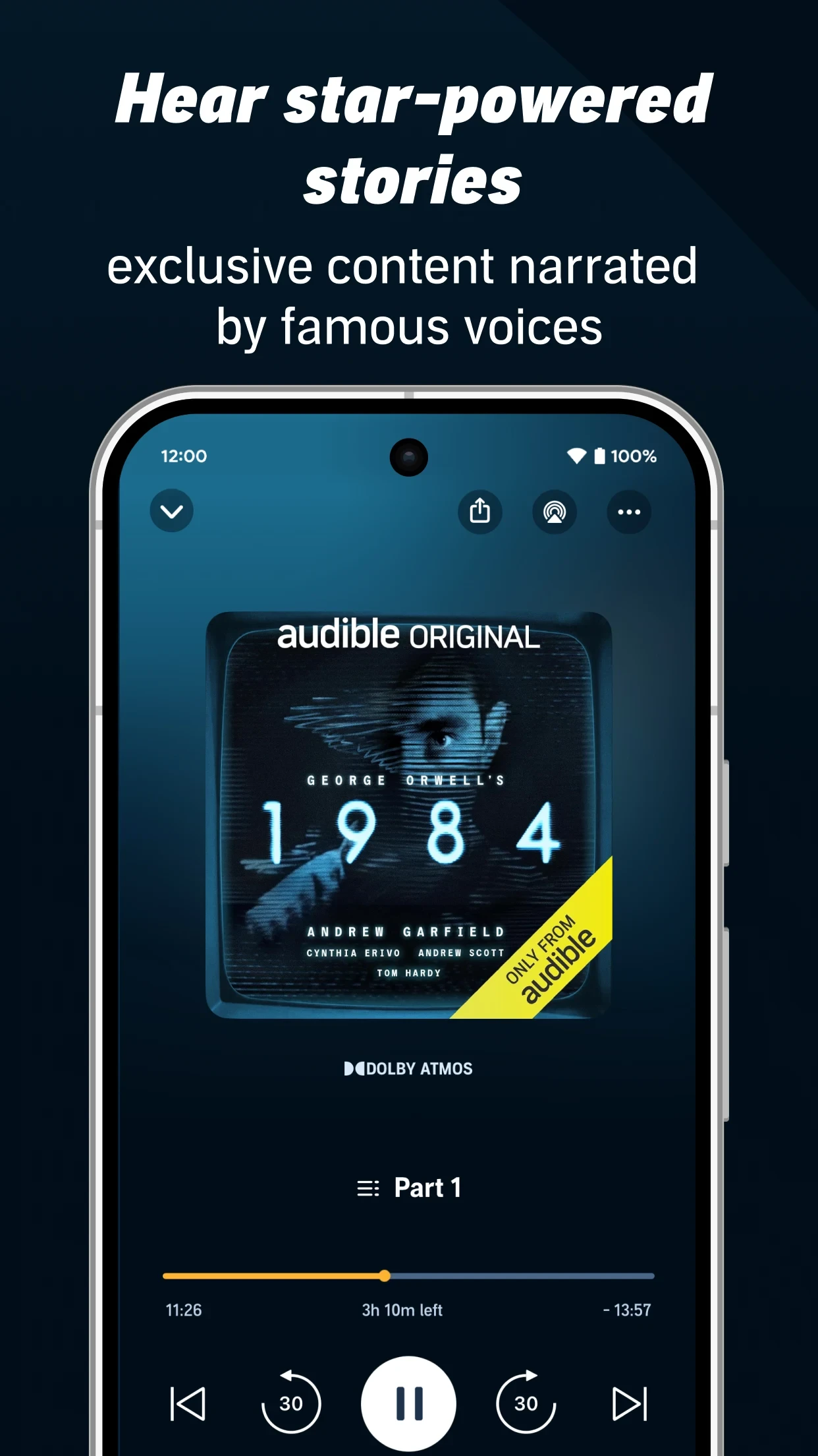 Audible: Audiobooks & Podcasts app store screenshot 5 — Books And Reference (Android)