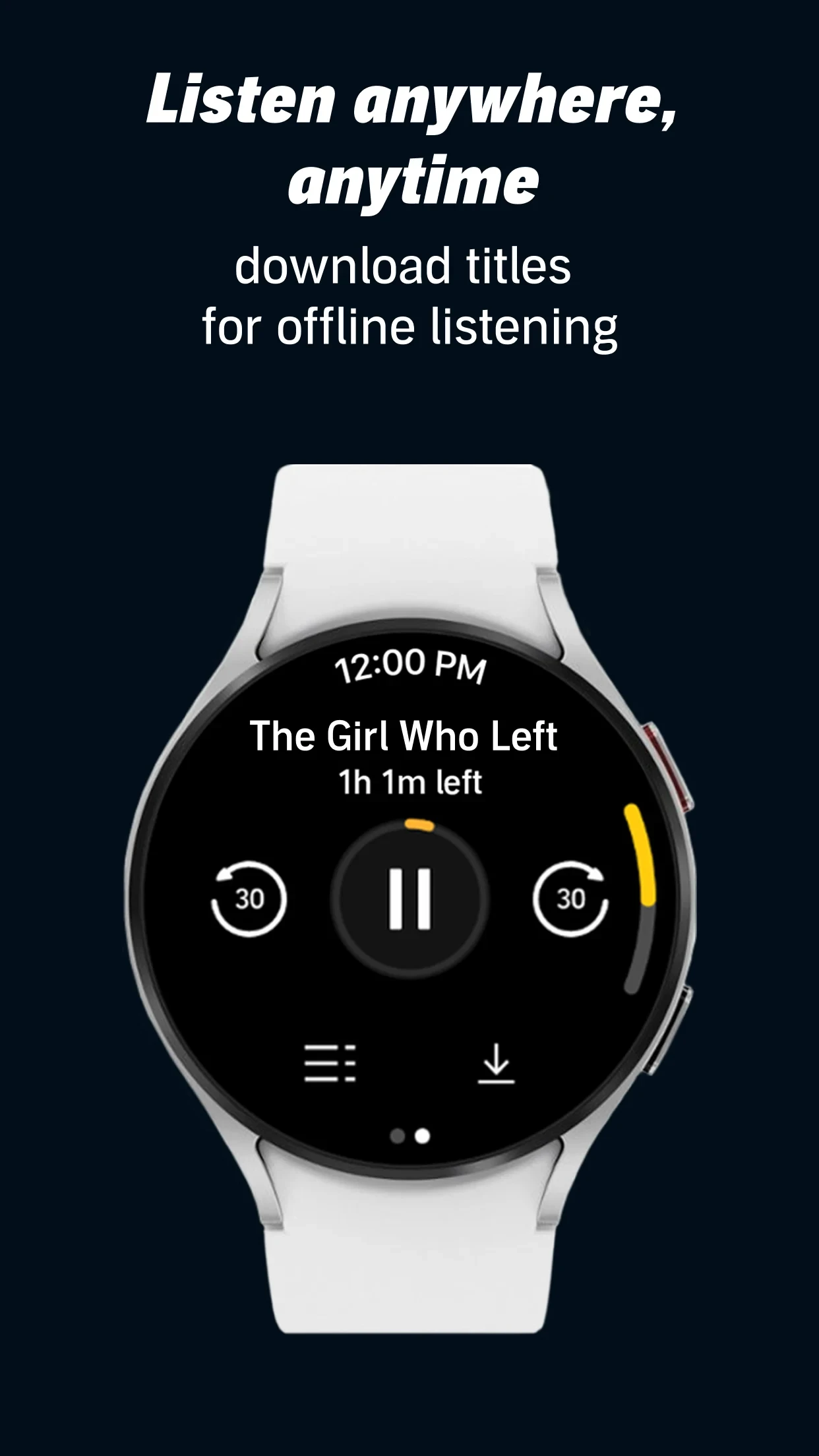 Audible: Audiobooks & Podcasts app store screenshot 7 — Books And Reference (Android)