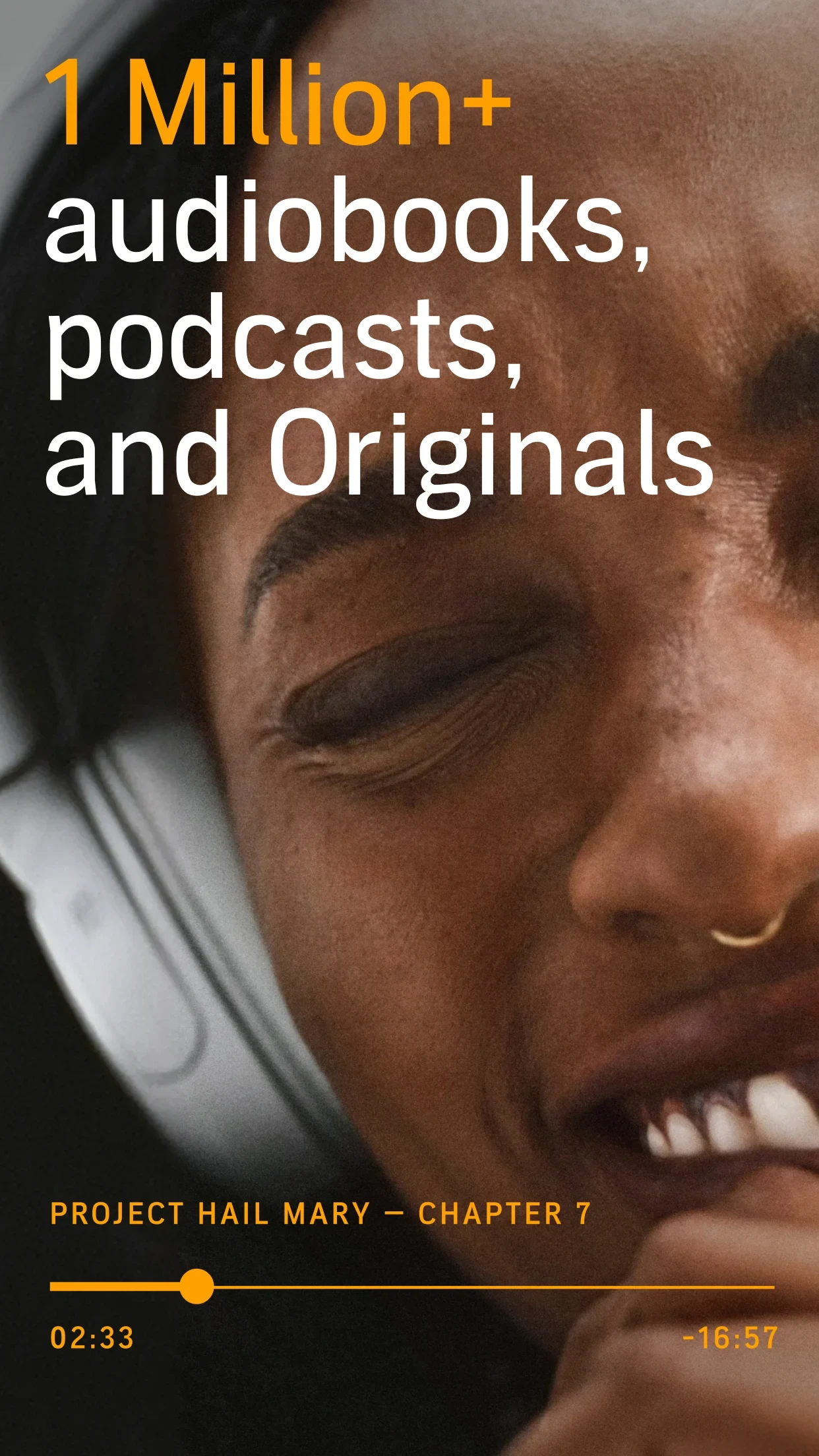 Audible: Audiobooks & Podcasts app store screenshot 1 — Books And Reference (Android)