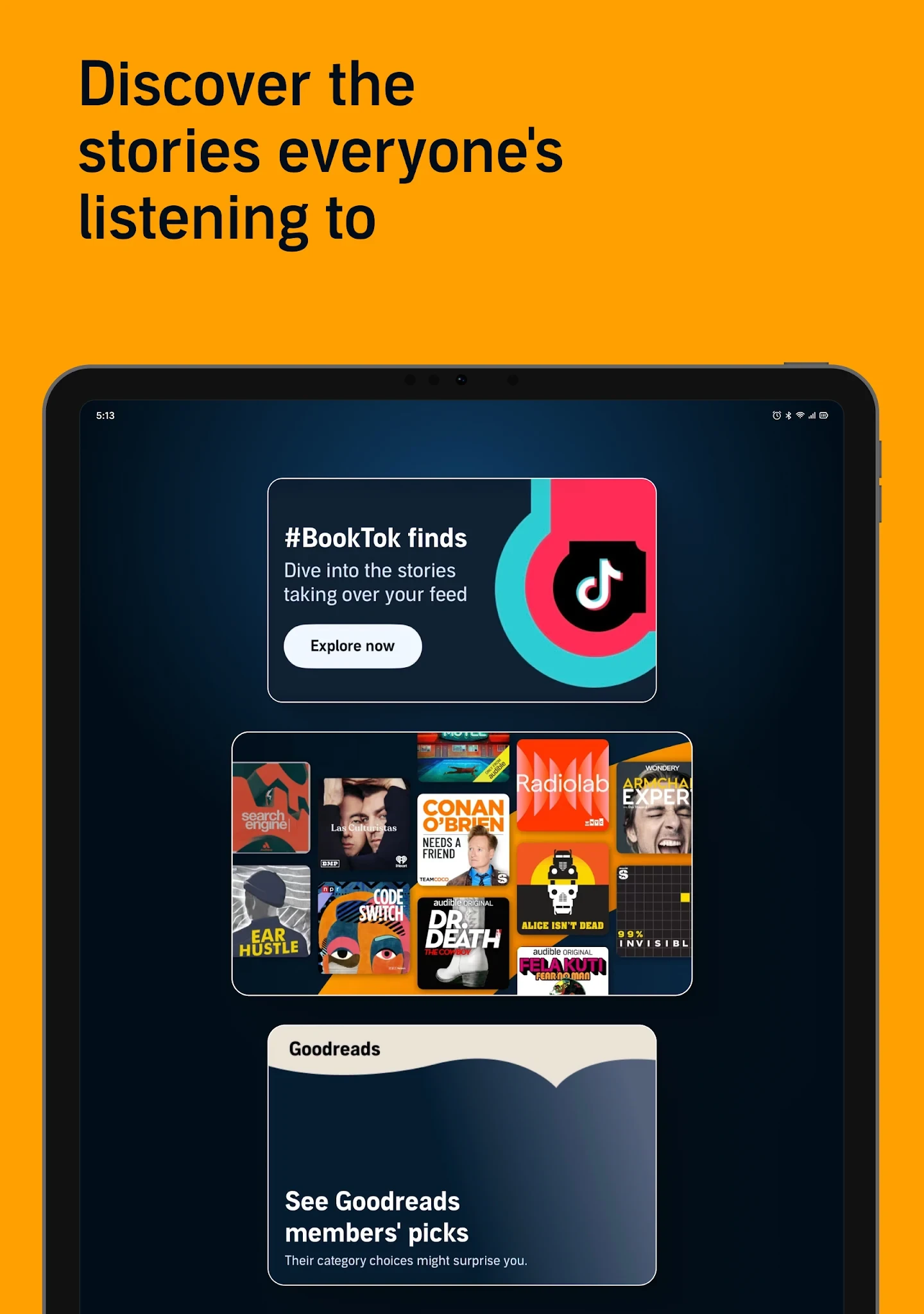 Audible: Audiobooks & Podcasts app store screenshot 12 — Books And Reference (Android)