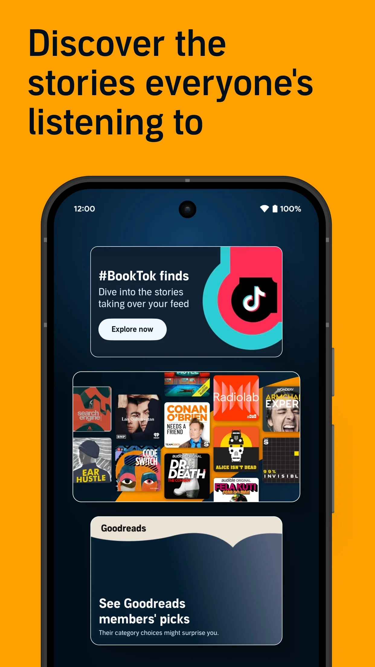 Audible: Audiobooks & Podcasts app store screenshot 4 — Books And Reference (Android)