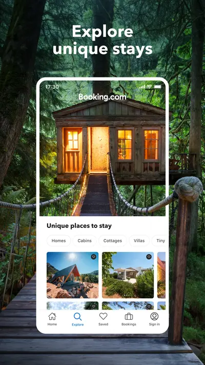 Booking.com: Hotels & Travel app store screenshot 1 — Travel And Local (Android)