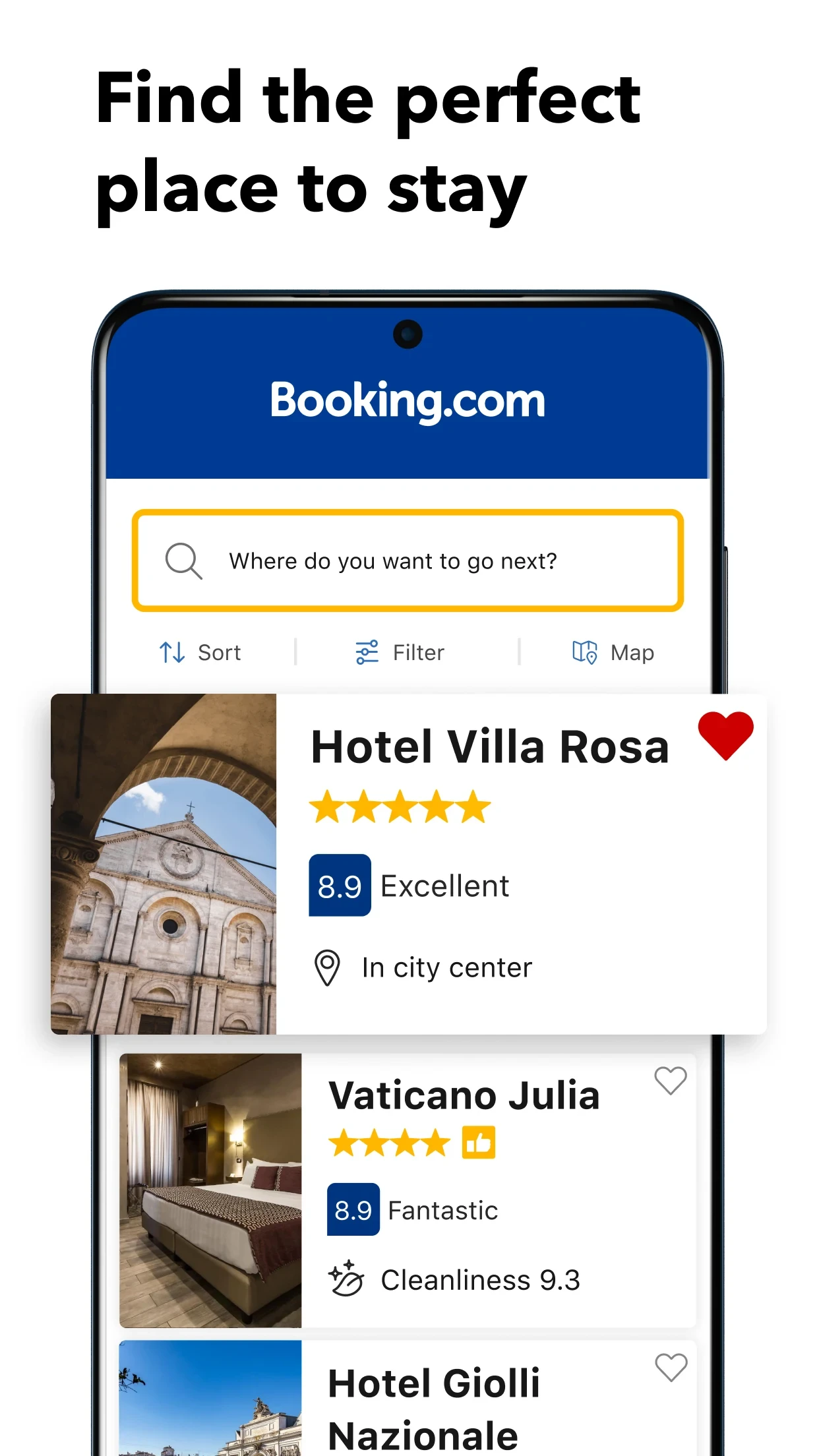 Booking.com: Hotels & Travel app store screenshot 4 — Travel And Local (Android)