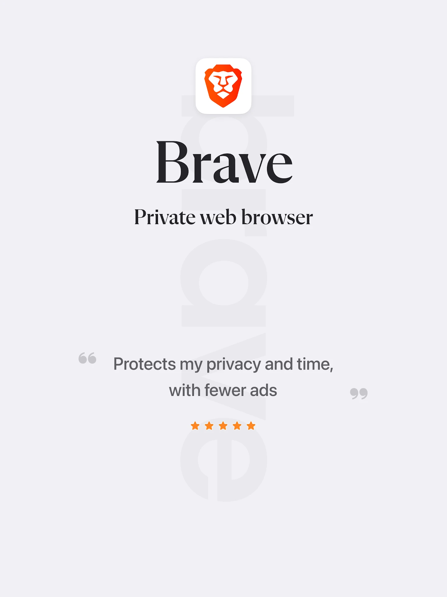Brave Private Web Browser, VPN app store screenshot 17 — Communication (Android)