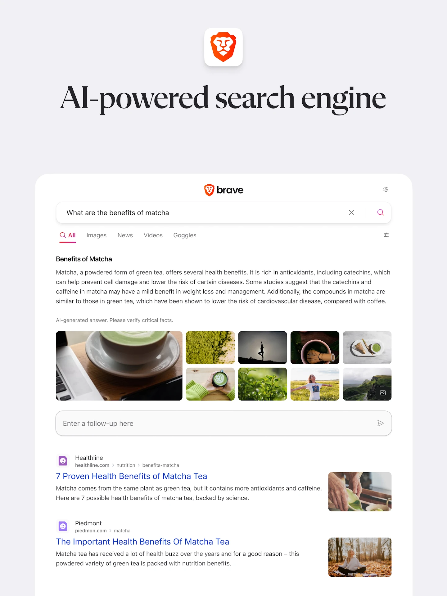 Brave Private Web Browser, VPN app store screenshot 23 — Communication (Android)
