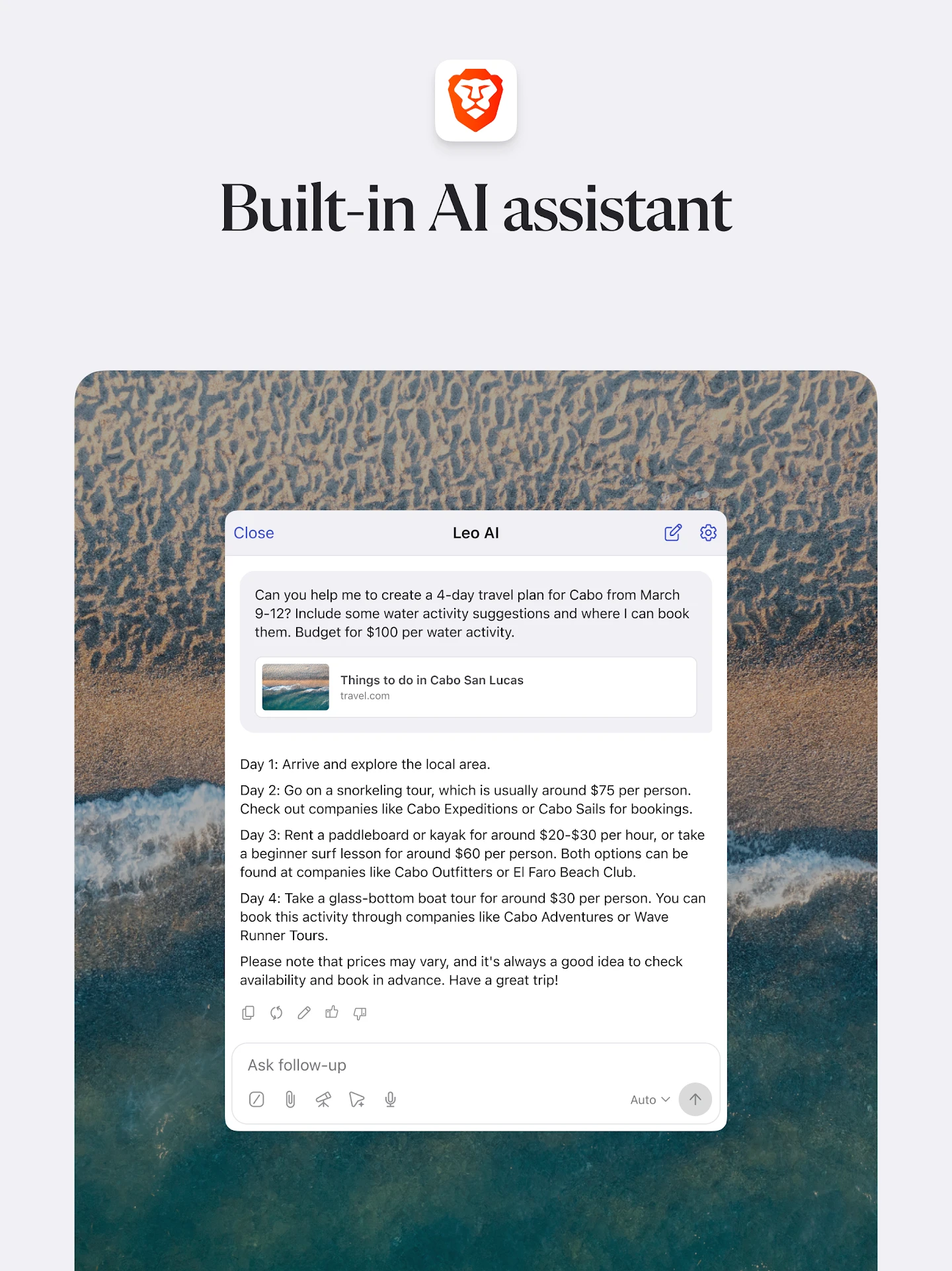 Brave Private Web Browser, VPN app store screenshot 24 — Communication (Android)