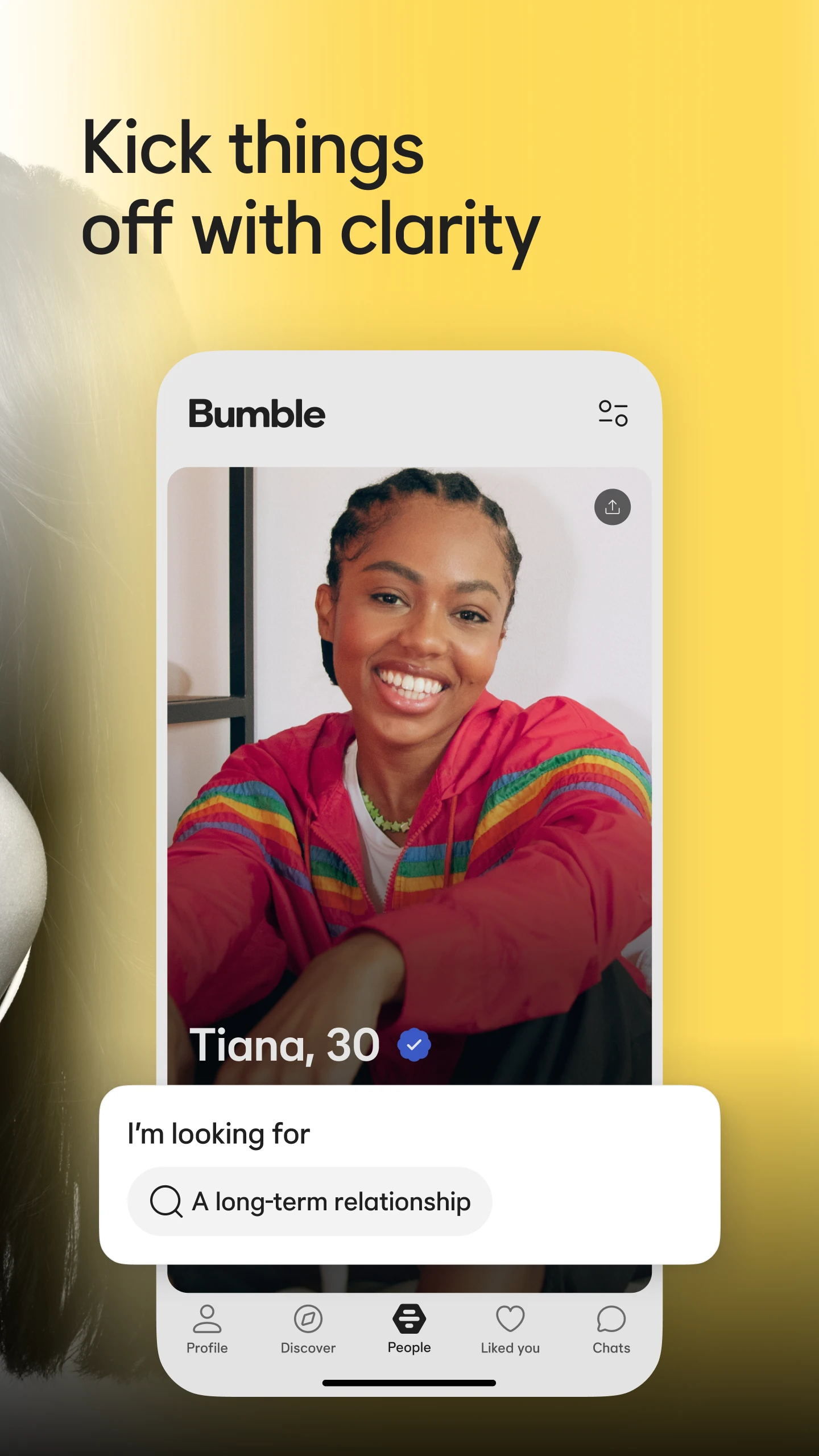 Bumble Dating App: Meet & Date app store screenshot 2 — Dating (Android)