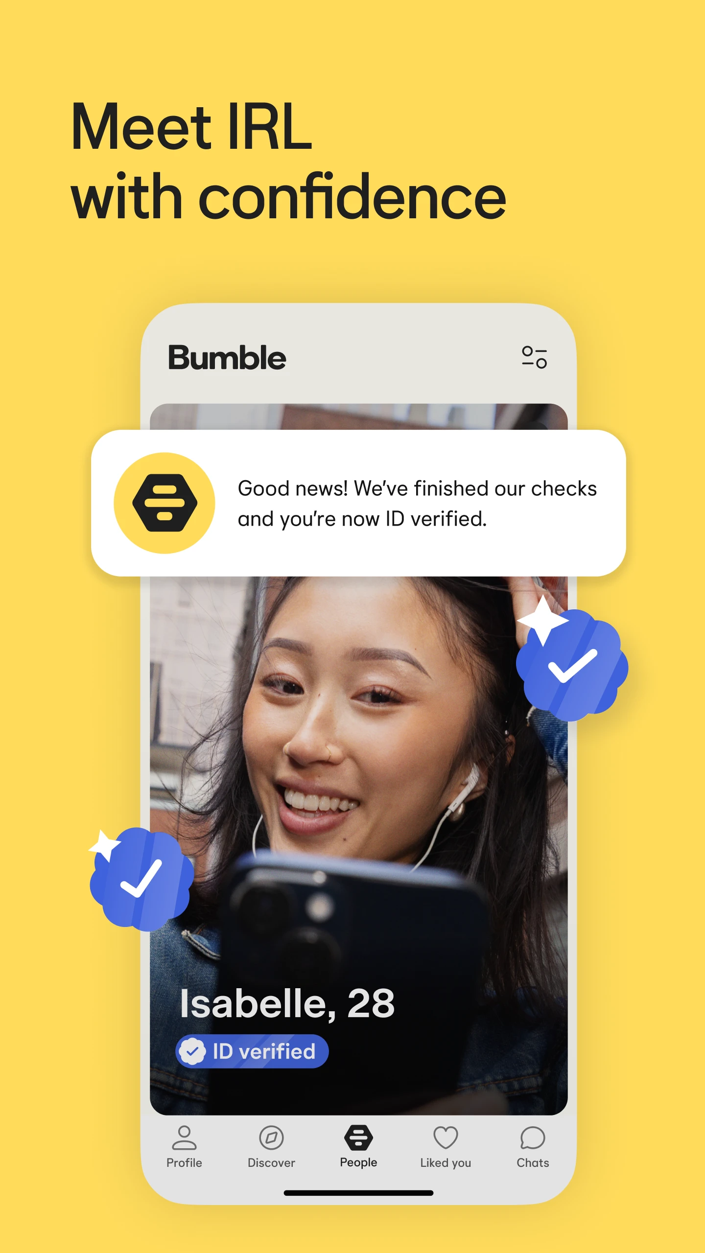 Bumble Dating App: Meet & Date app store screenshot 3 — Dating (Android)