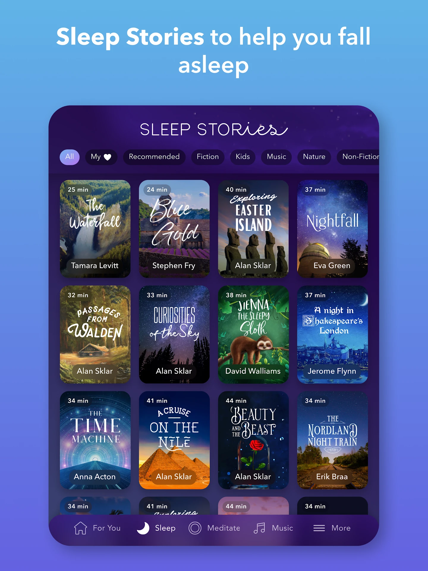 Calm - Sleep, Meditate, Relax app store screenshot 18 — Health And Fitness (Android)