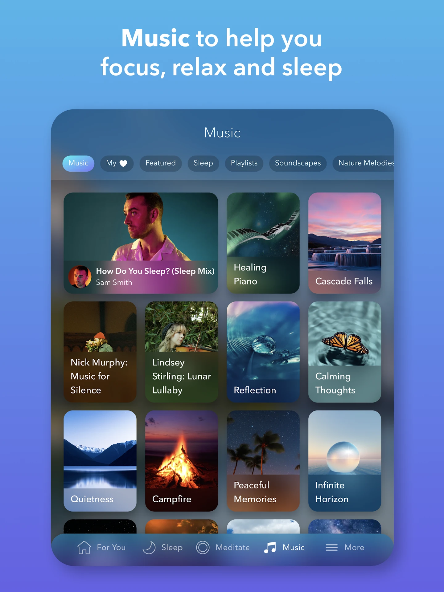 Calm - Sleep, Meditate, Relax app store screenshot 19 — Health And Fitness (Android)