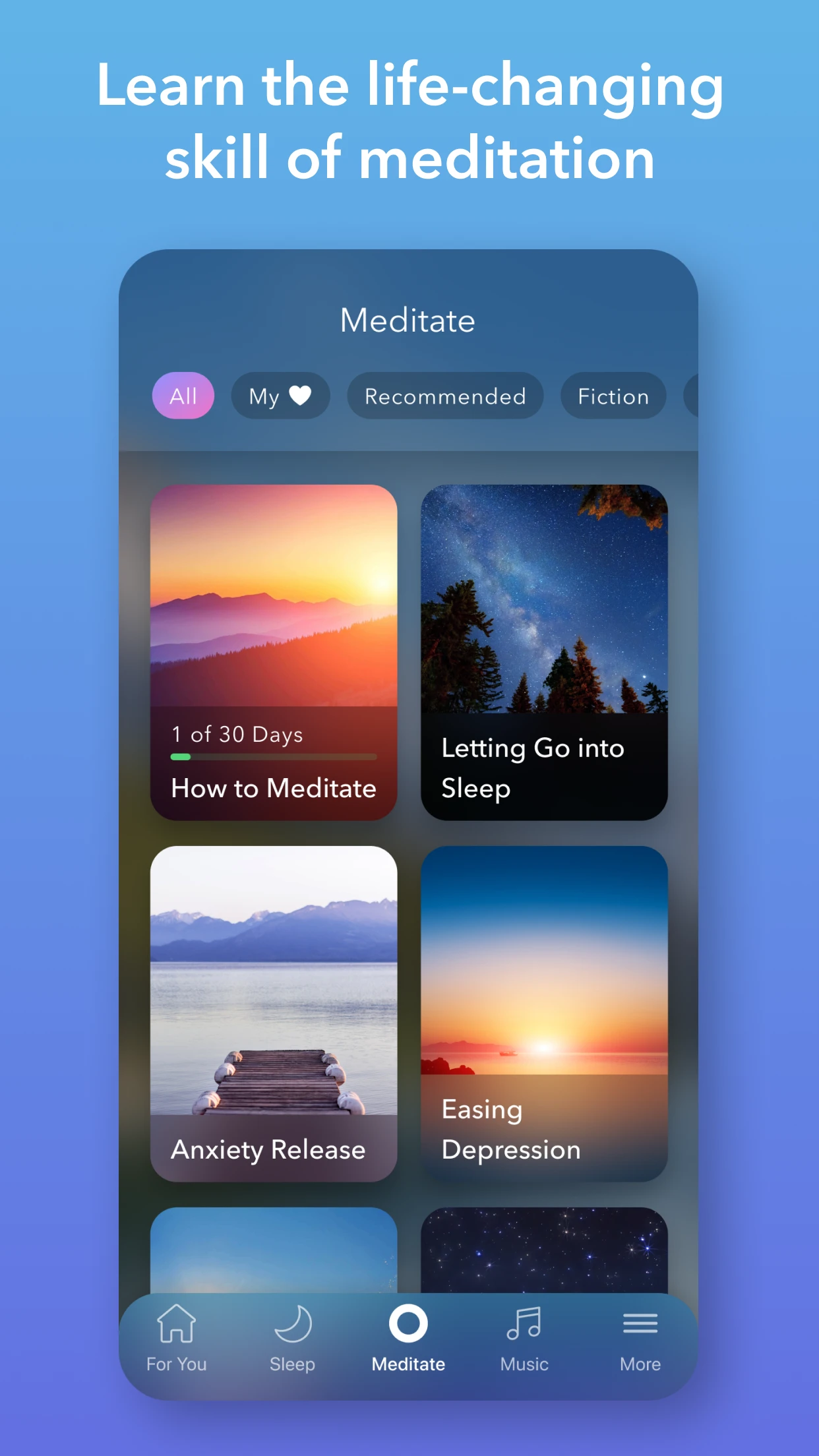 Calm - Sleep, Meditate, Relax app store screenshot 4 — Health And Fitness (Android)