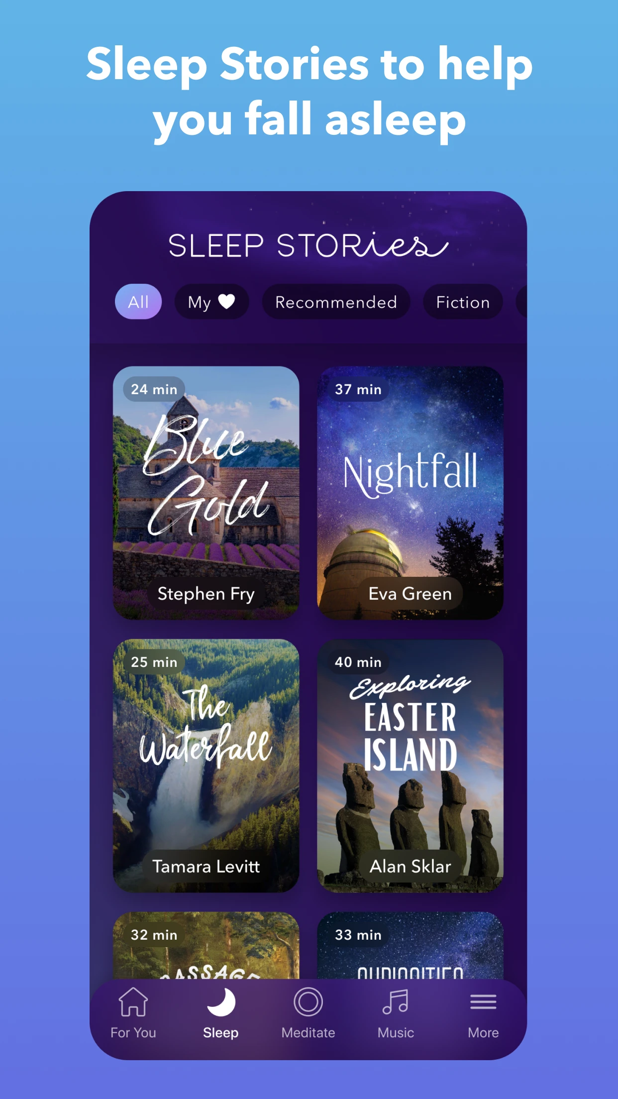 Calm - Sleep, Meditate, Relax app store screenshot 5 — Health And Fitness (Android)