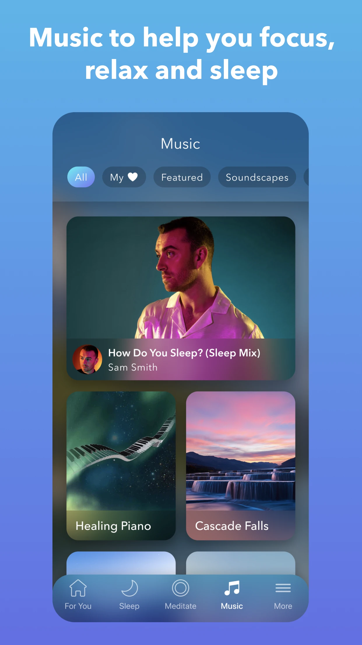 Calm - Sleep, Meditate, Relax app store screenshot 6 — Health And Fitness (Android)
