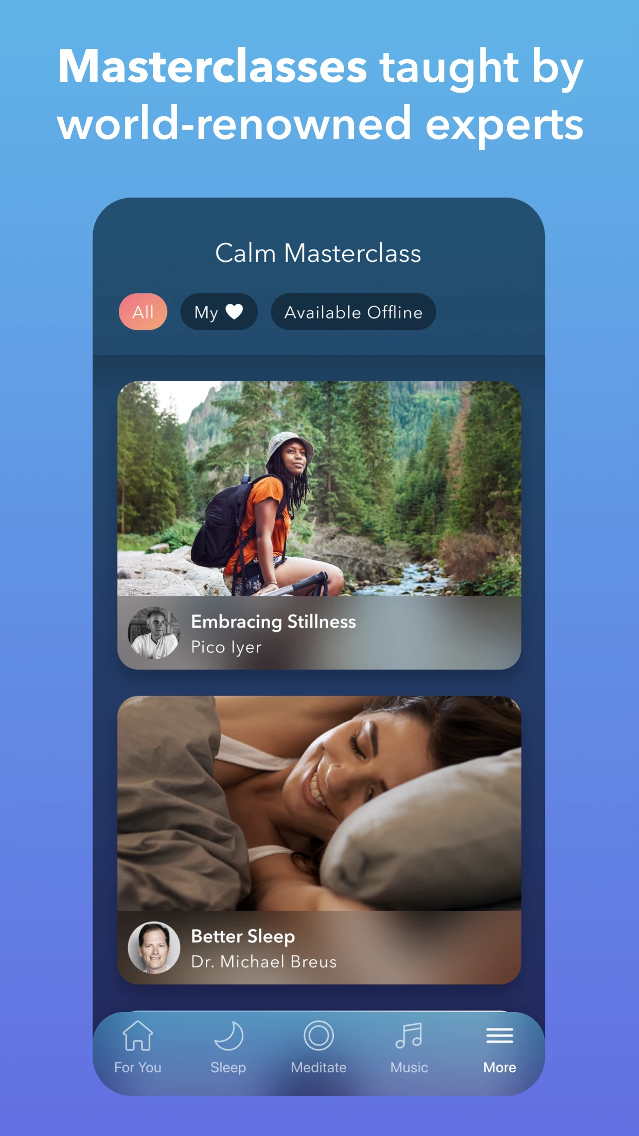Calm - Sleep, Meditate, Relax app store screenshot 7 — Health And Fitness (Android)