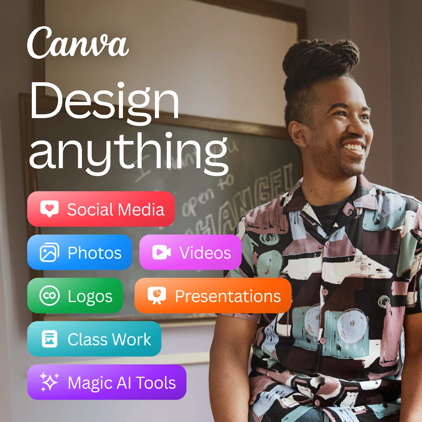 Canva: AI Photo & Video Editor app store screenshot 1 — Art And Design (Android)